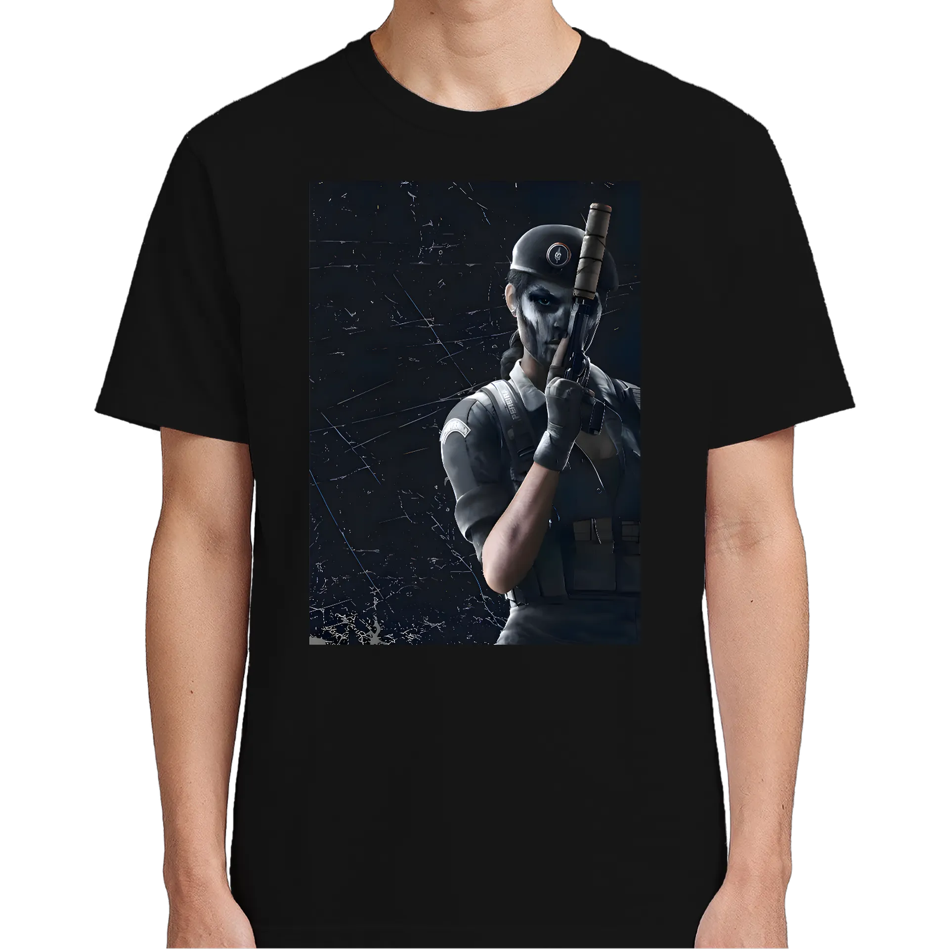 Camiseta Logo CavalcaGames 100% Algodão Preto de Cavalcamatheus — imagem 4 de 6