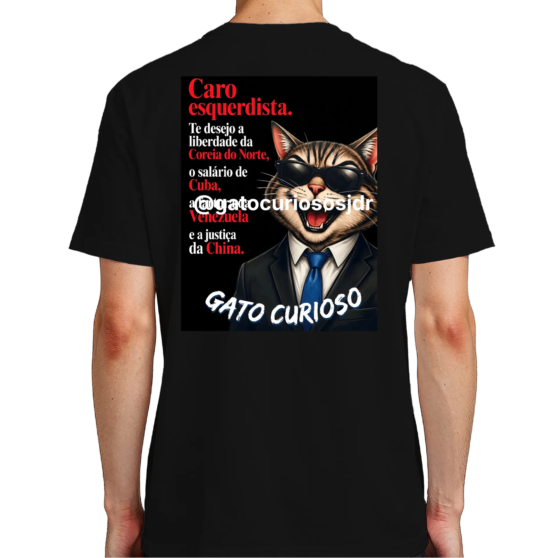 Camiseta Gato Curioso - Imagem 6