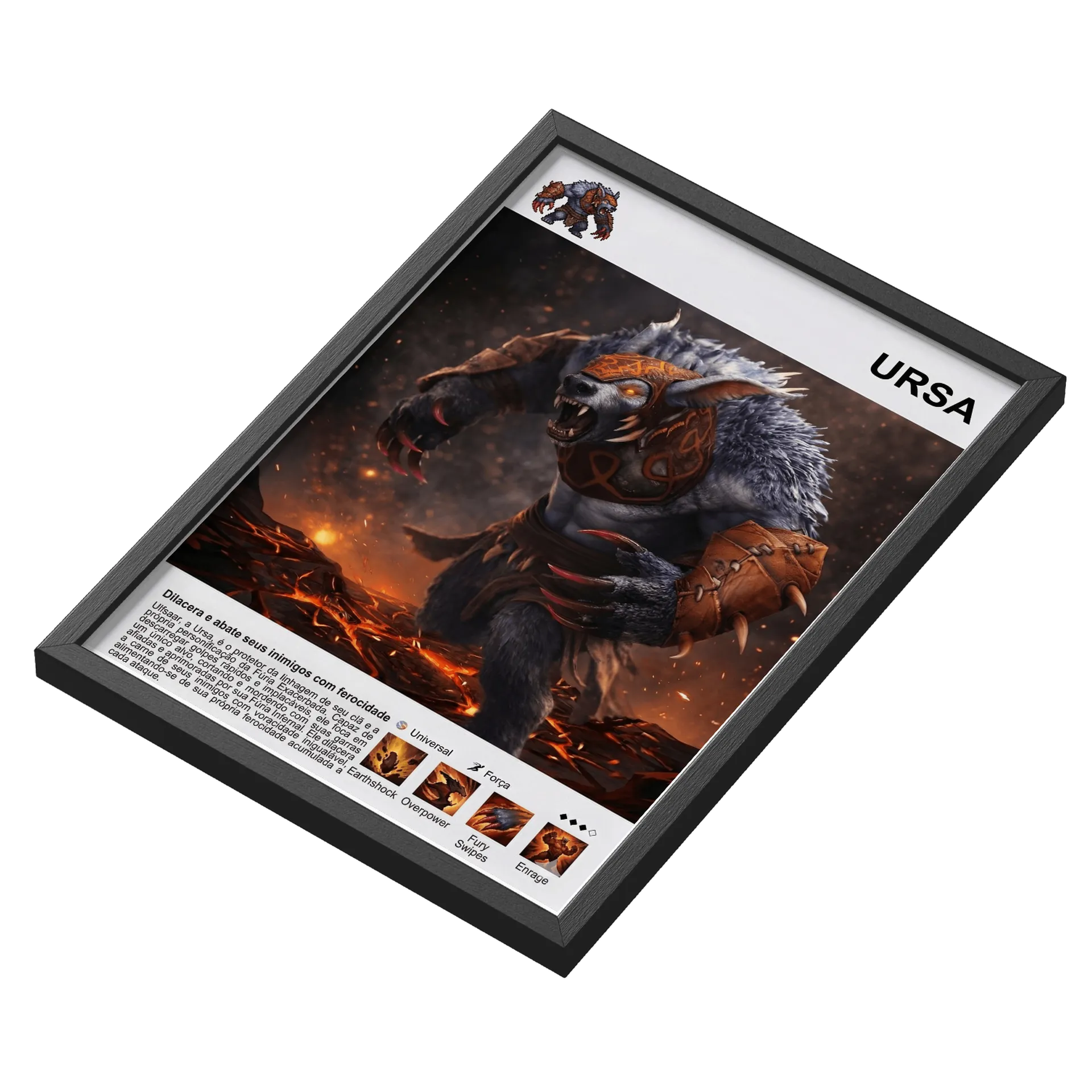 Quadro A3 Ursa Exclusivo - Imagem 3