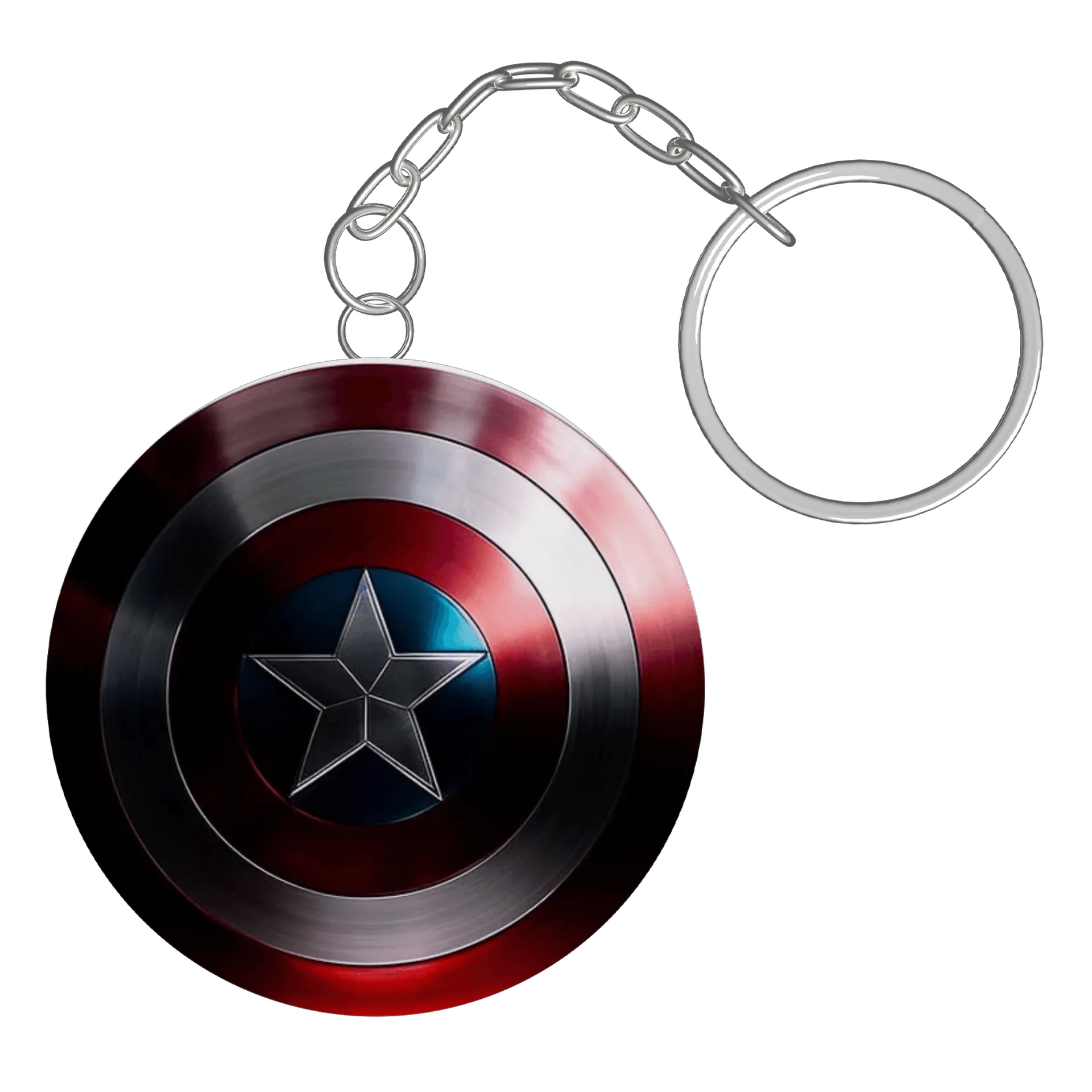 Chaveiro personalizado de CAPITÃO ROGERS  — imagem 2 de 3