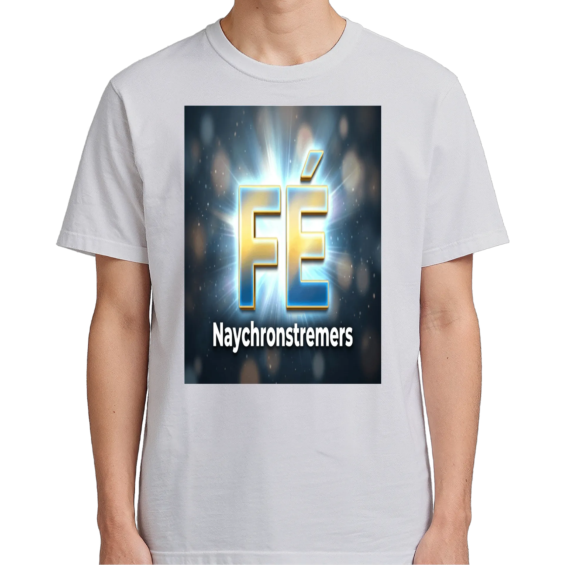 Camiseta Logo FE Naychronstreamers 100% Algodão - Imagem 4