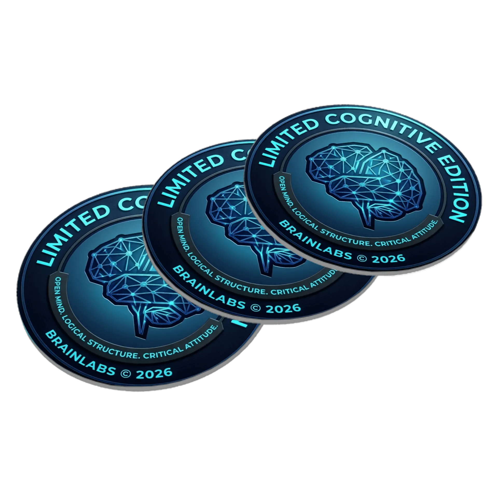 Porta-copo MDF Edição Cognitiva Limitada 10x10cm - Imagem 3