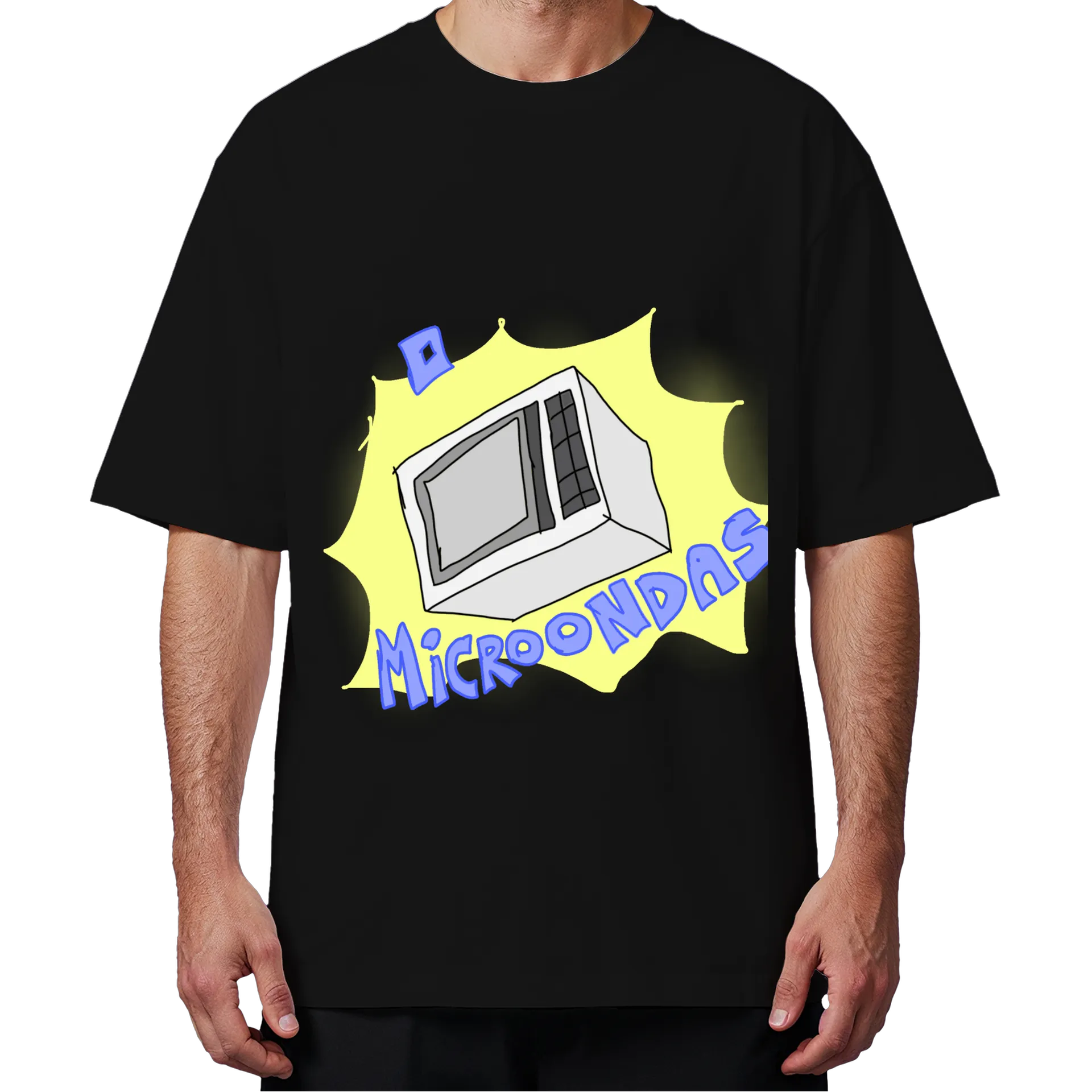 Camiseta "O MICROONDAS" de Nicole Productions Store — imagem 4 de 6