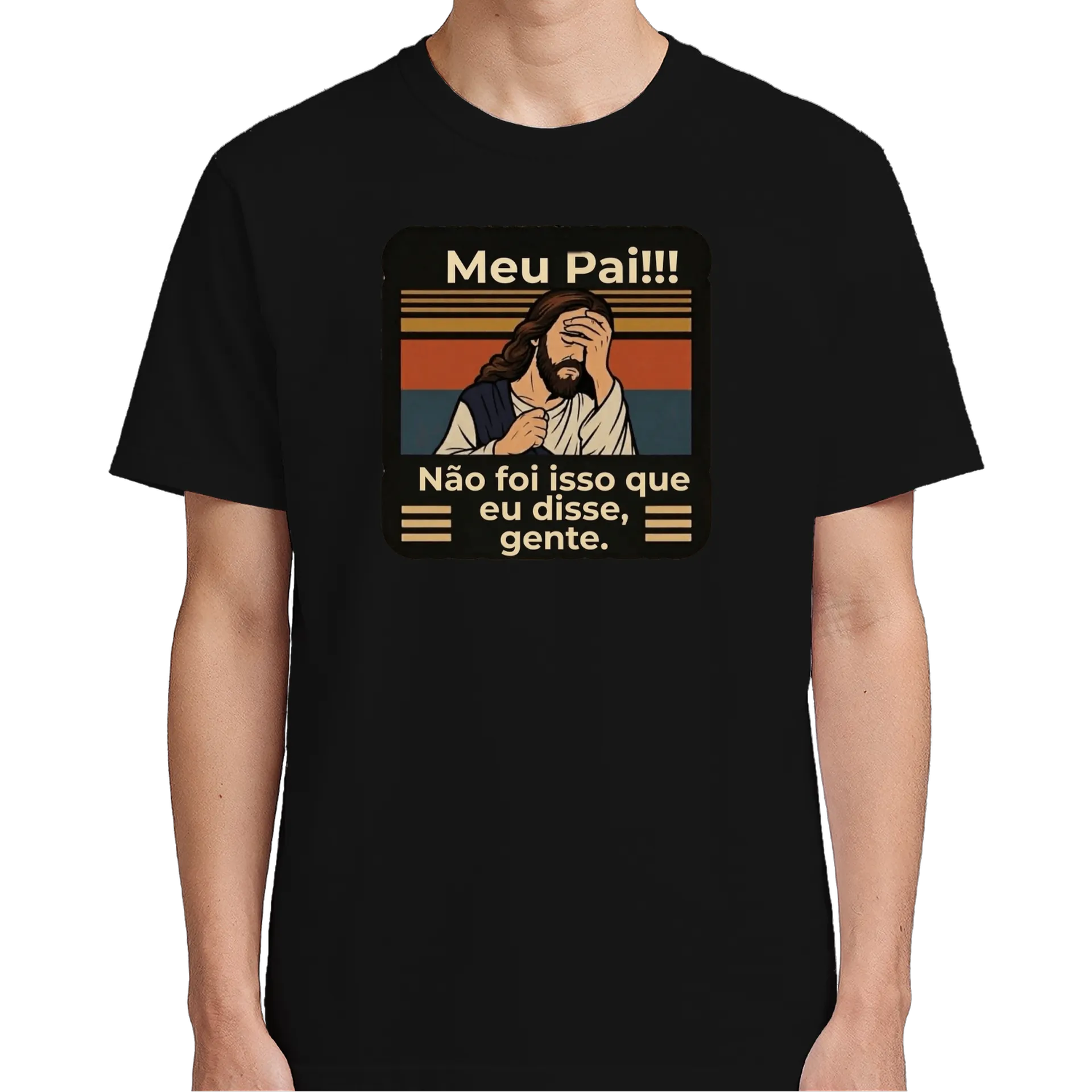 Camiseta Estampa Meu Pai 100% Algodão - Imagem 5