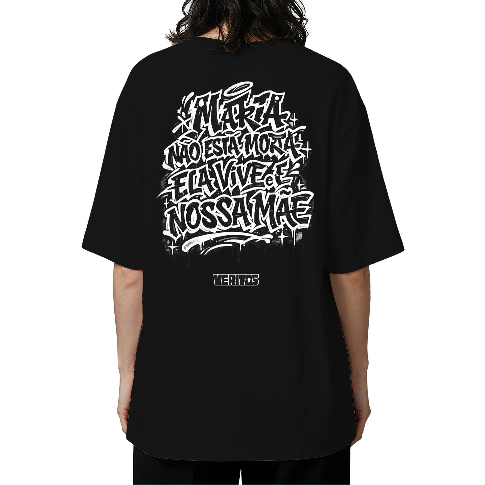 Camiseta Oversized - Maria Não Está Morta - Imagem 5