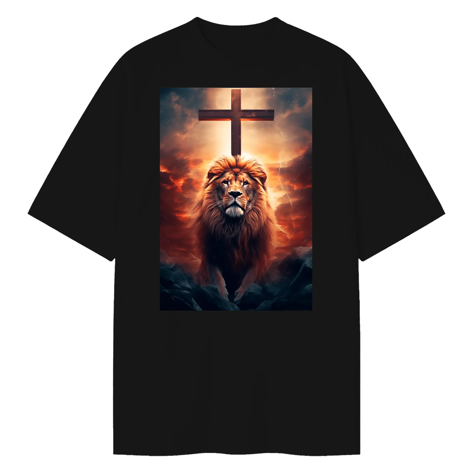 Camiseta Oversized Leão de Judá - Imagem 1