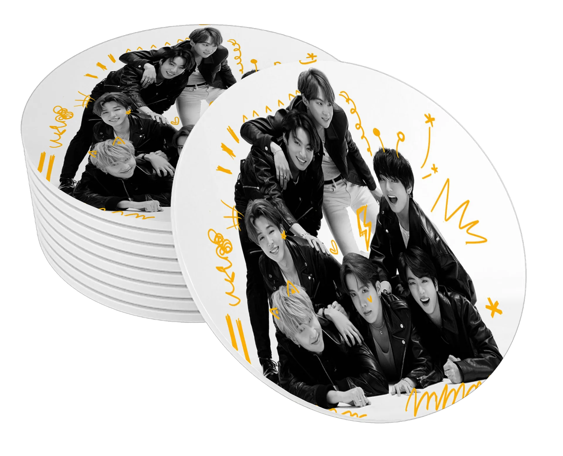 Porta-copos personalizado BTS  de Suelen — imagem 1 de 3