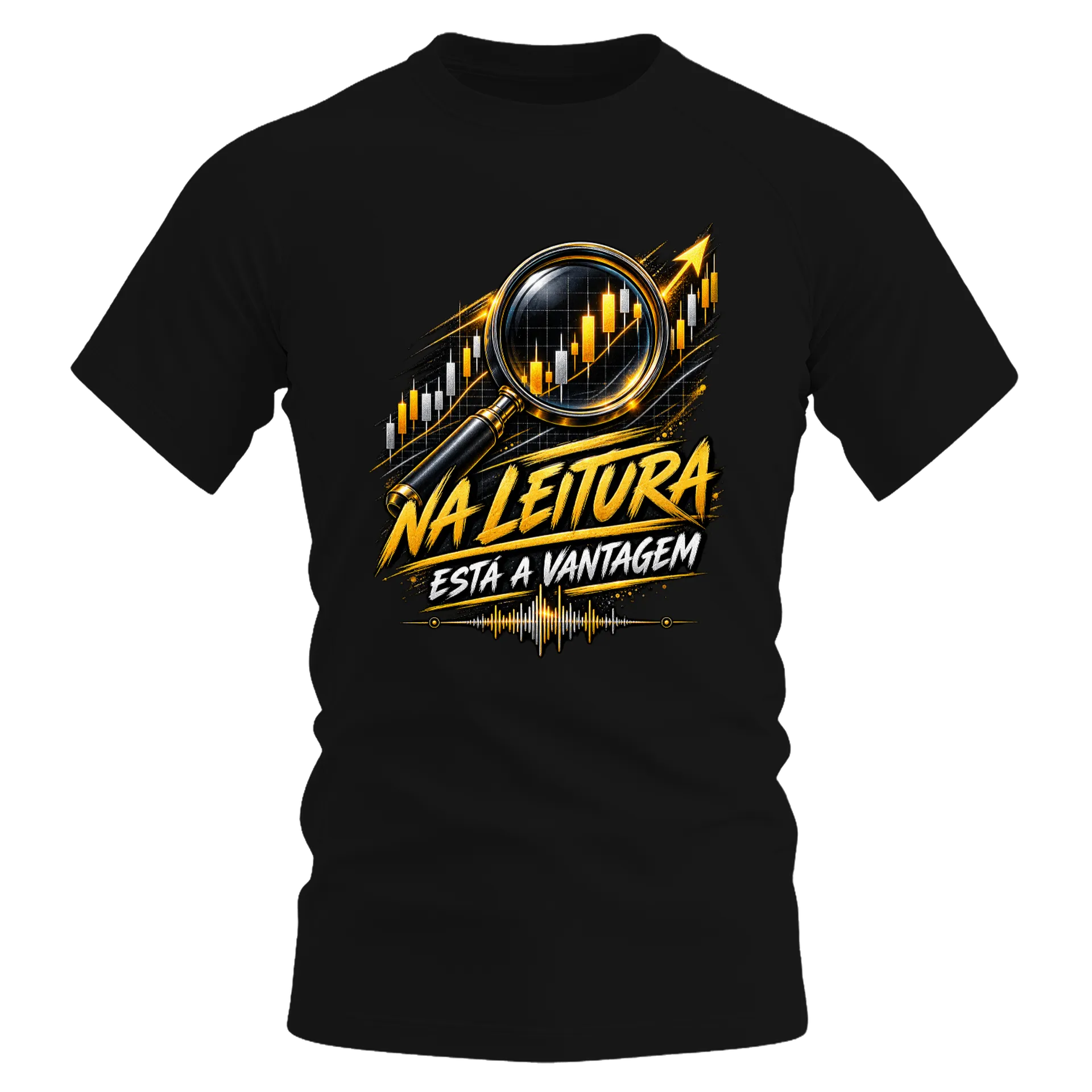 Camiseta Dry Na Leitura Está a Vantagem 100% Poliéster de UM DJ NA BOLSA — imagem 1 de 6