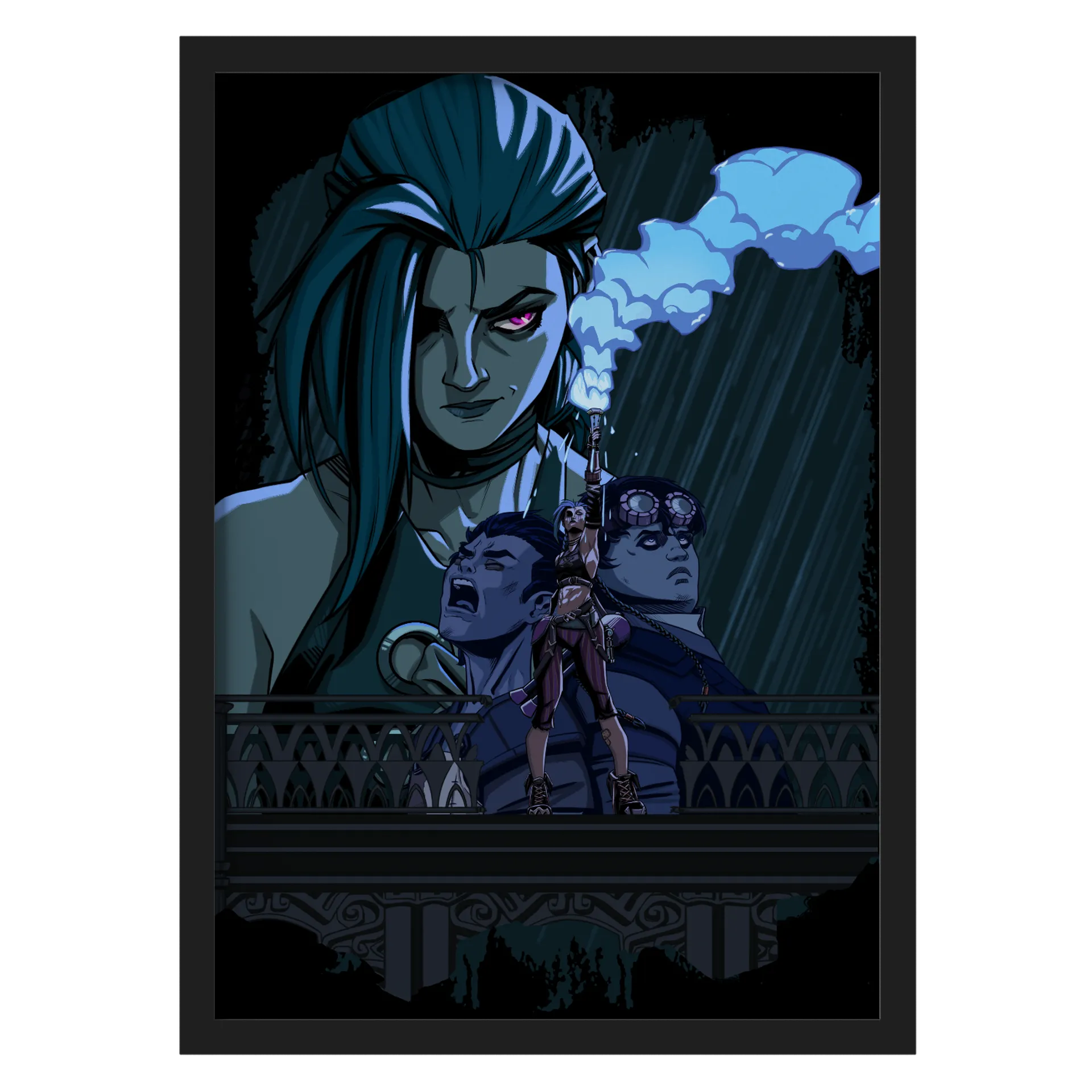 Quadro A3 Jinx Flare - Imagem 1