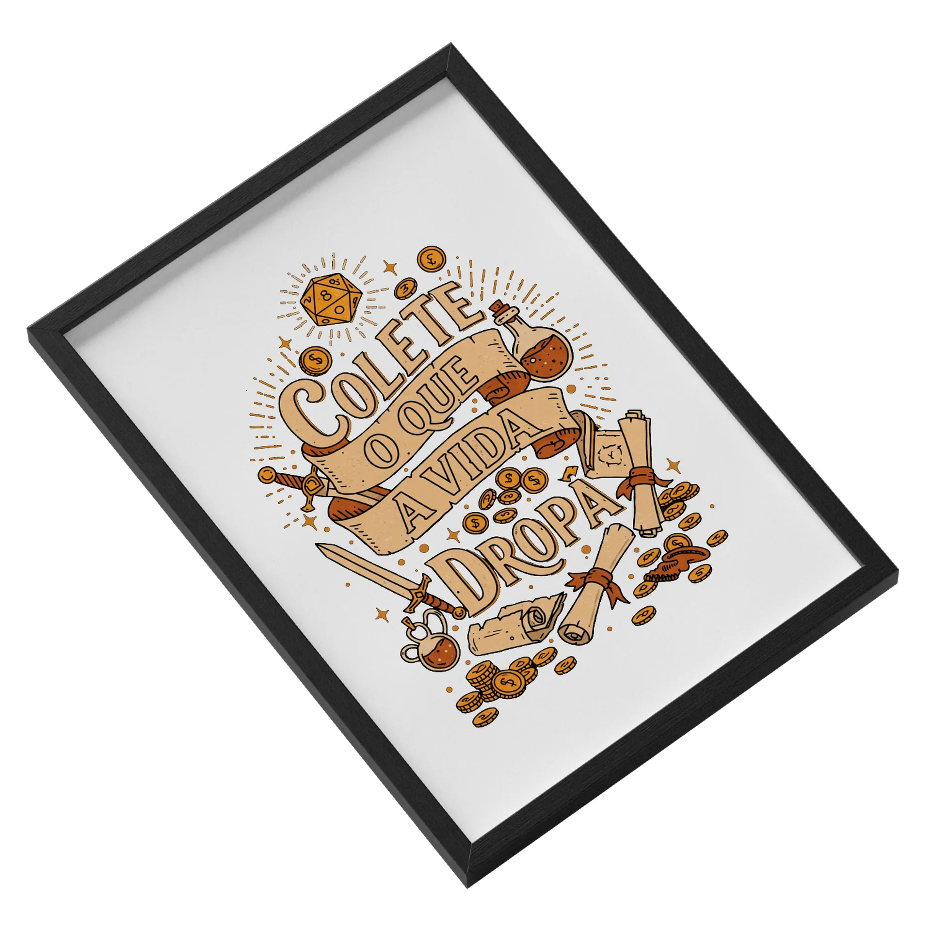 Quadro A3 personalizado de BolsaDoOgro
