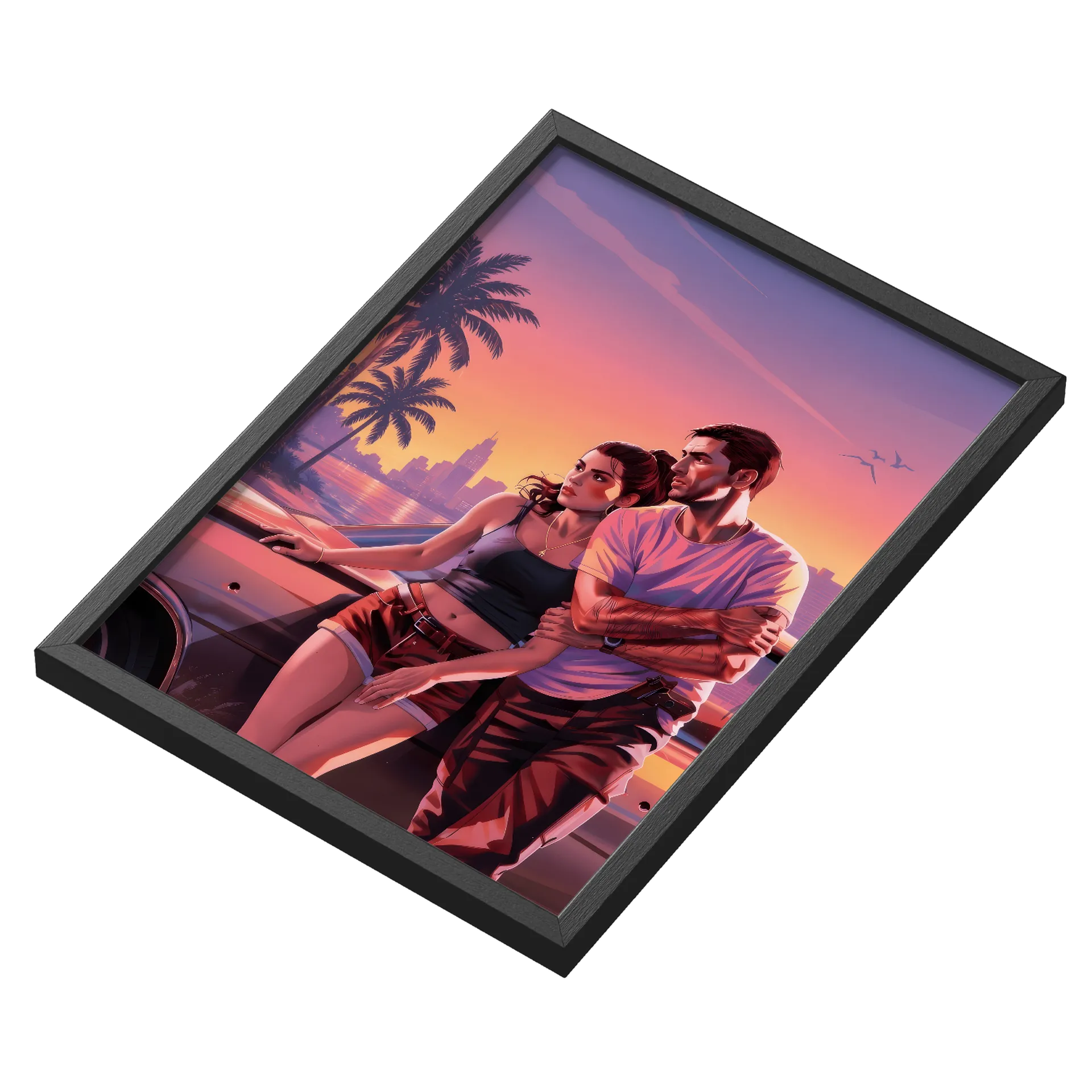 Quadro A3 personalizado Com Vidro - Imagem 3
