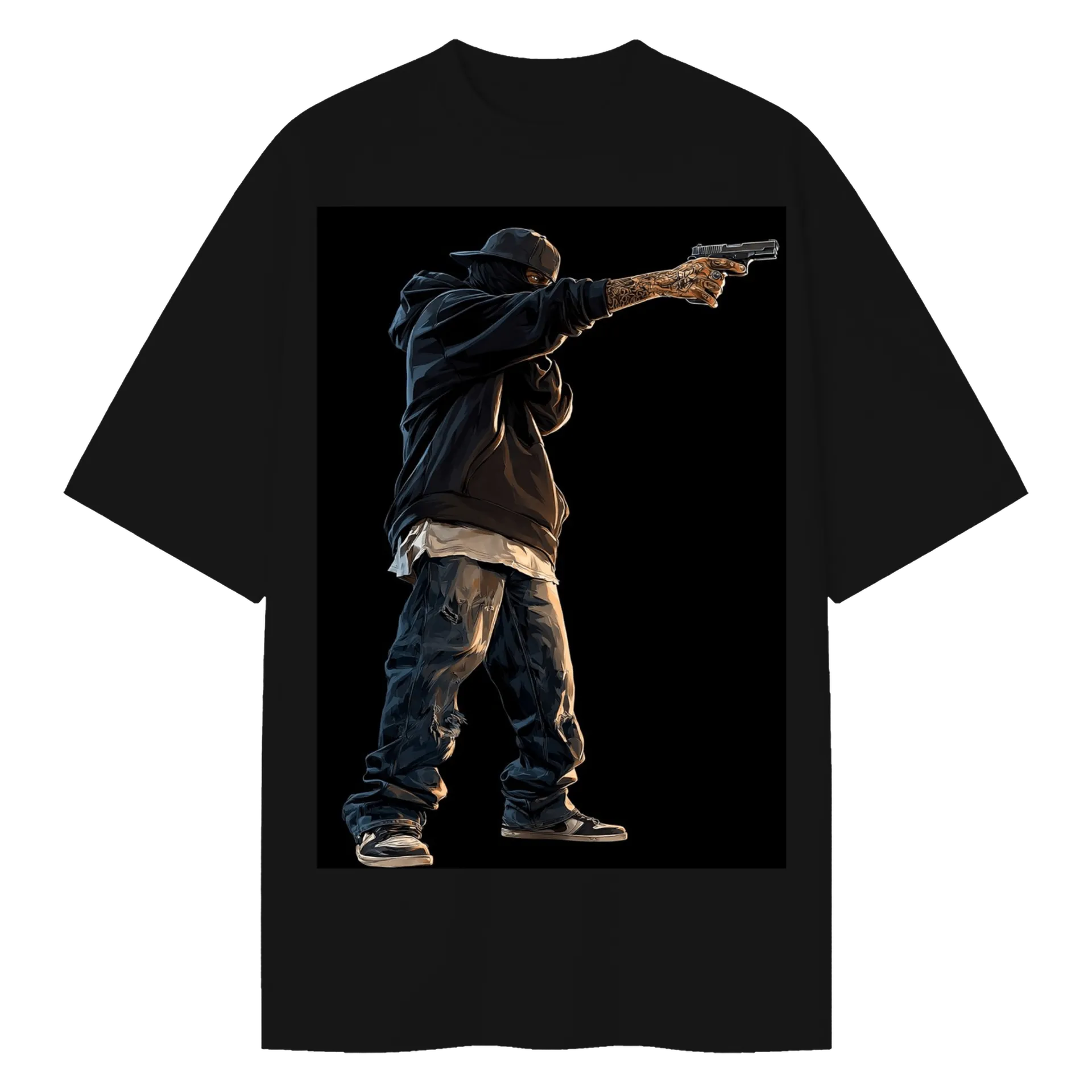 Camiseta Oversized de Kreyòl Style — imagem 1 de 6