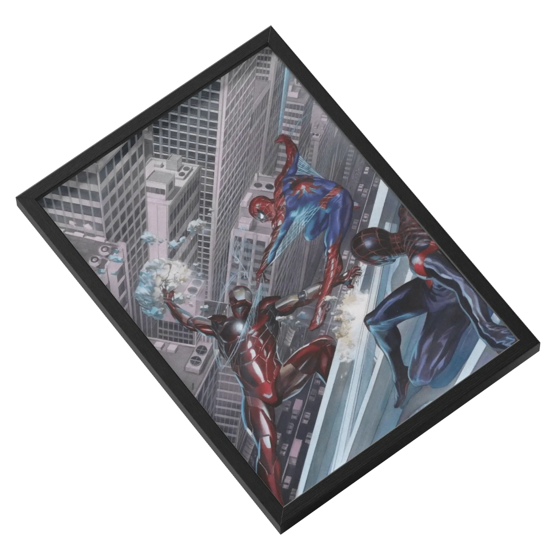 Quadro do homem aranha e homem de ferro  - Imagem 2