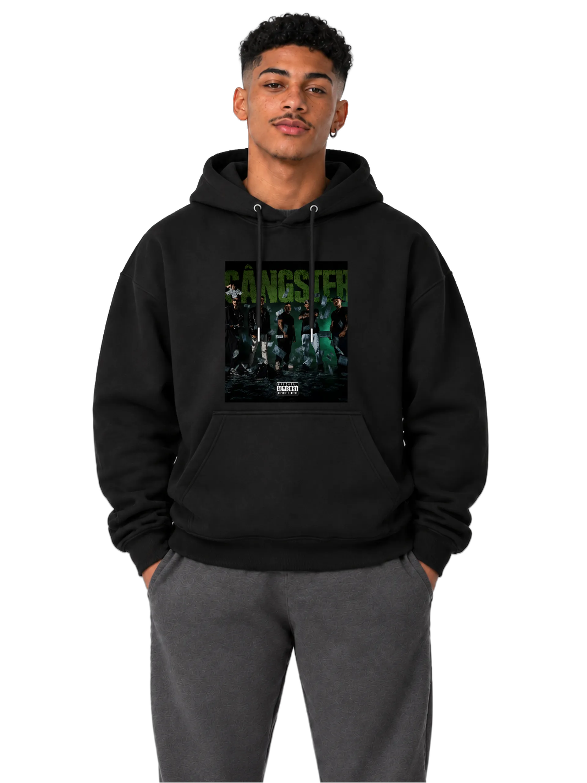 Blusa Moletom Grafite Gangsta Money de Stanley Money Team  — imagem 3 de 6