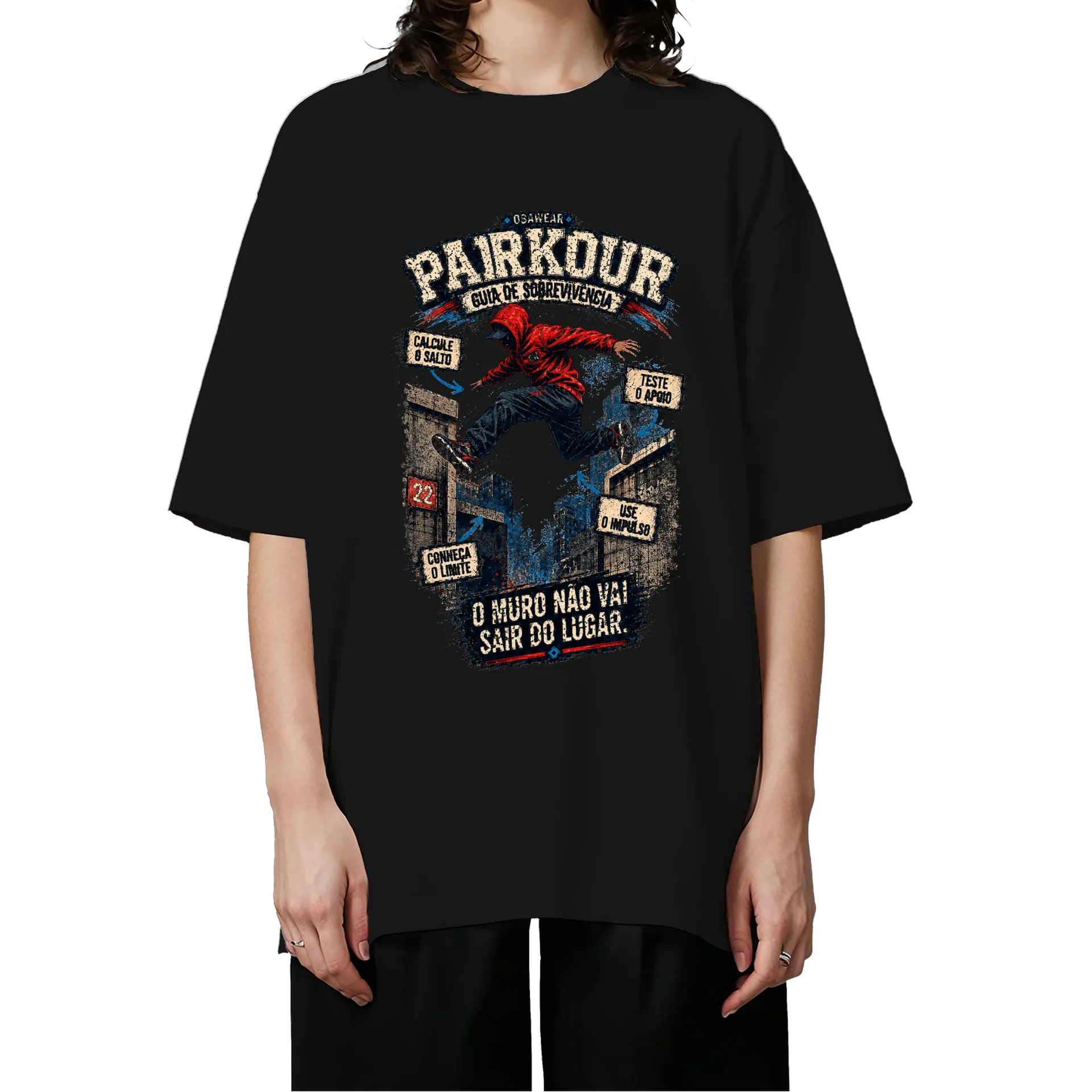 Camiseta Oversized Parkur obawear - Imagem 2