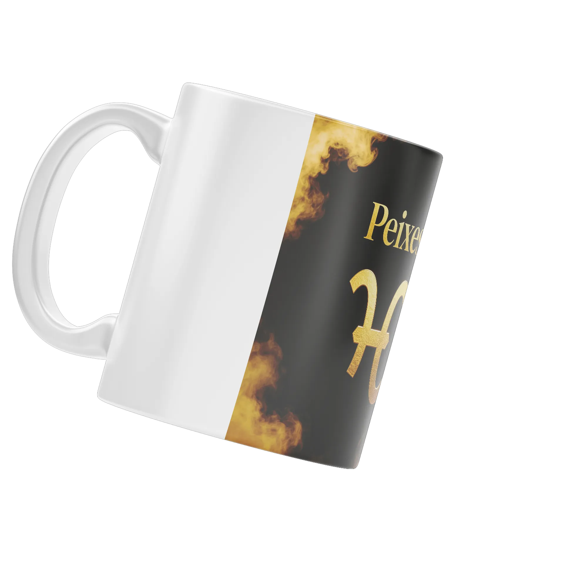 Caneca Porcelana Cópio Signo Peixes 325ml - Imagem 4