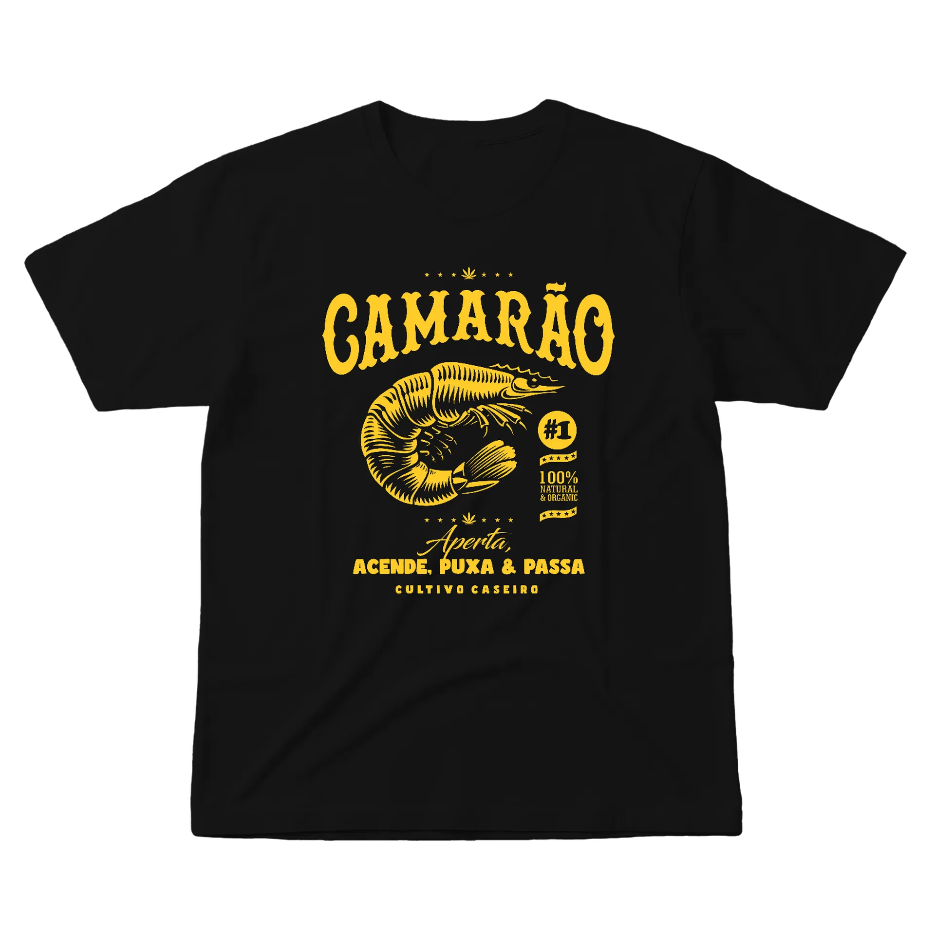 Camiseta Camarão 100% Algodão - Imagem 1