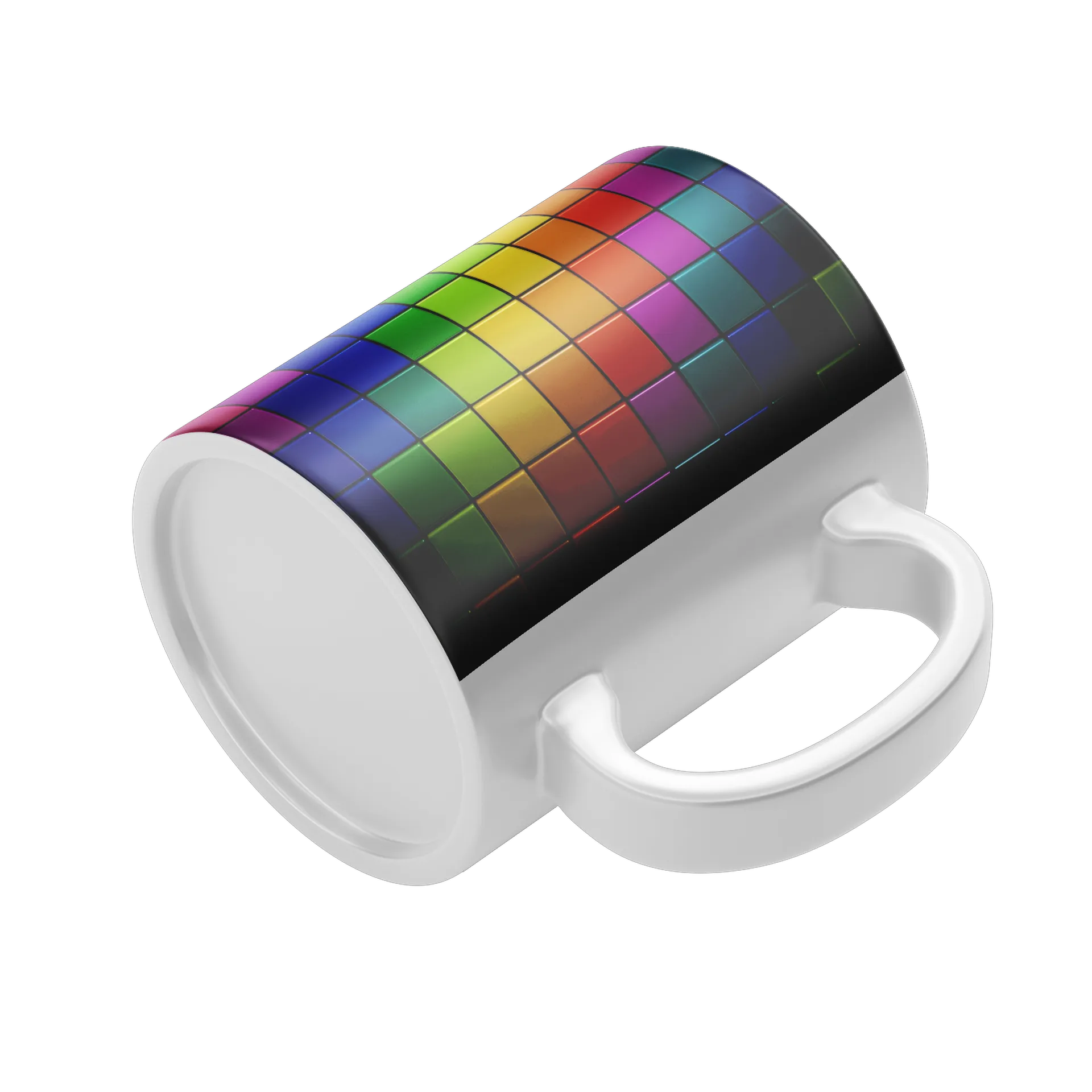 Caneca Xadrez Multicolor - Imagem 4