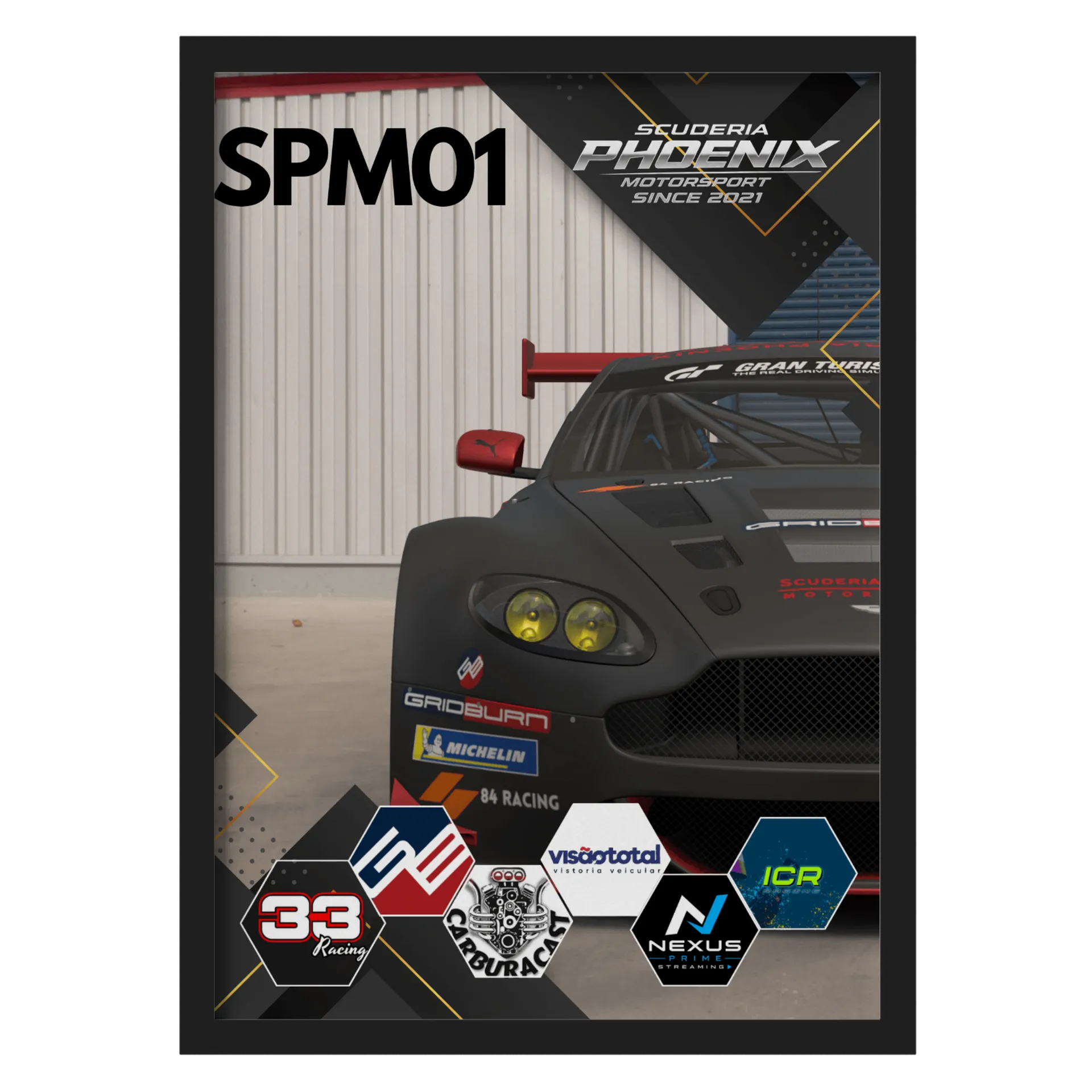 Quadro Aston Martin SPM01 Livery 2021 - Imagem 1