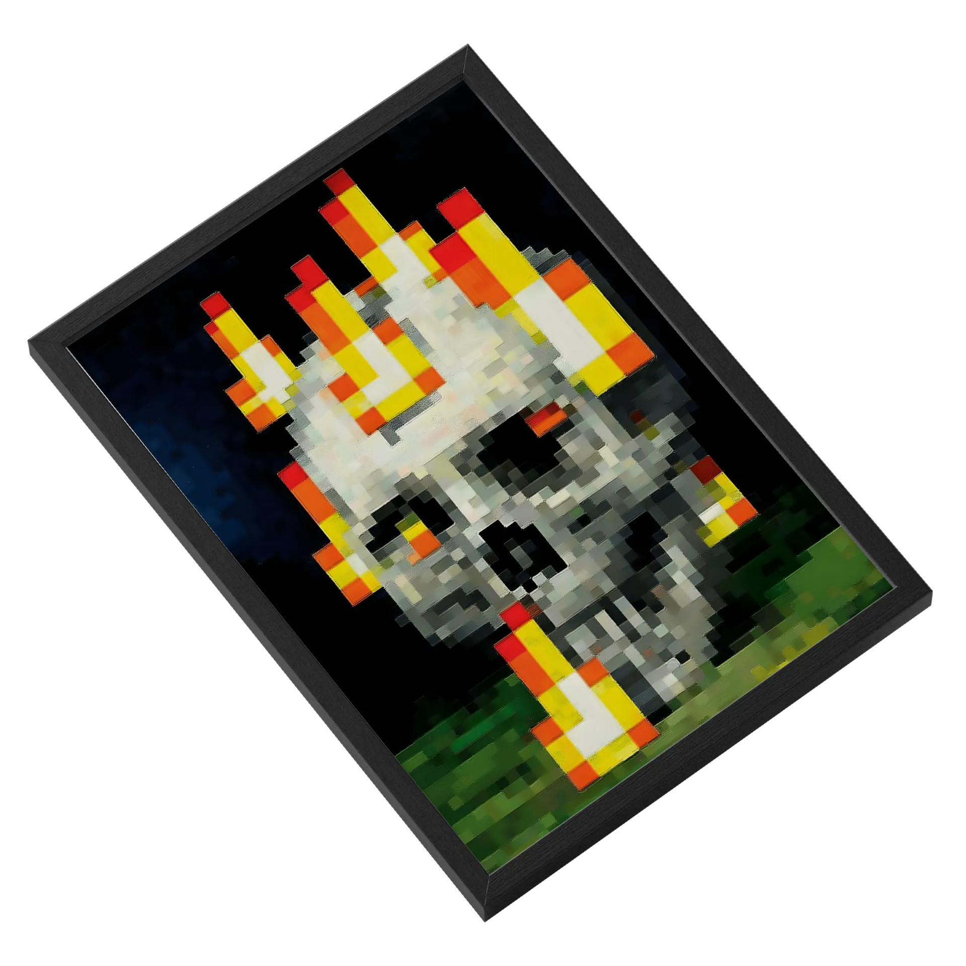 Quadro A3 personalizado Com Vidro Minecraft - Imagem 2