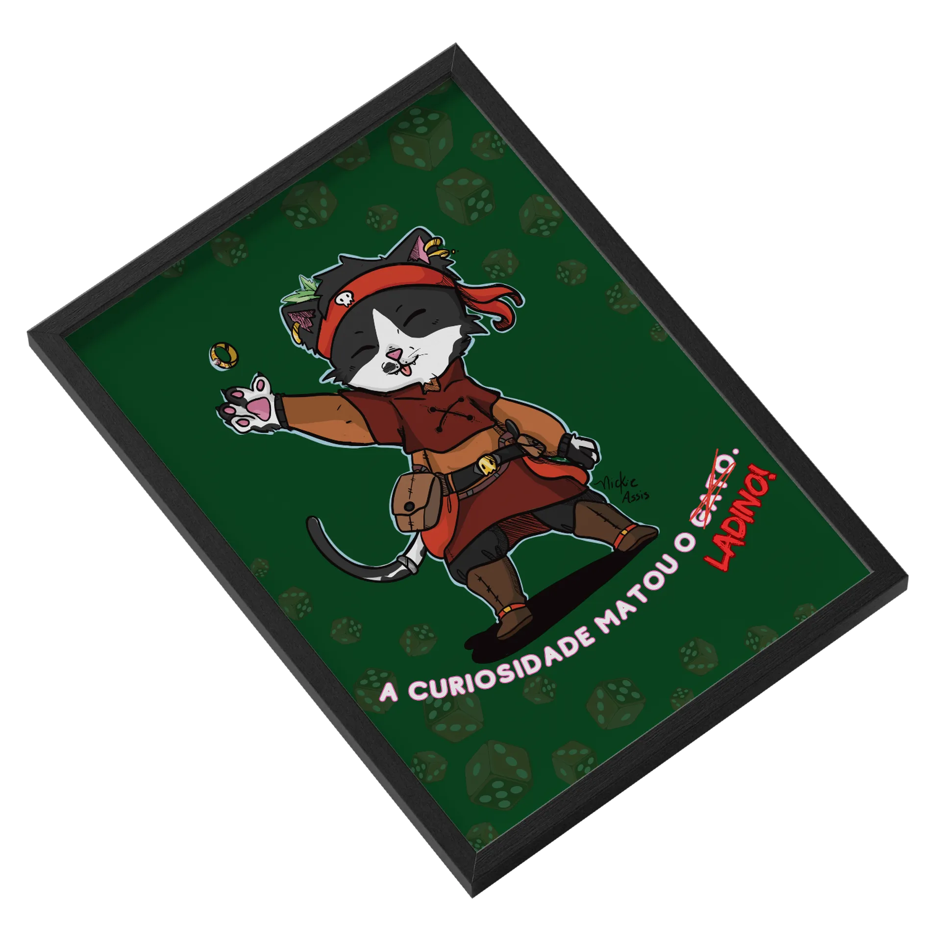 Quadro GATINHO LADINO (A3] - Imagem 2