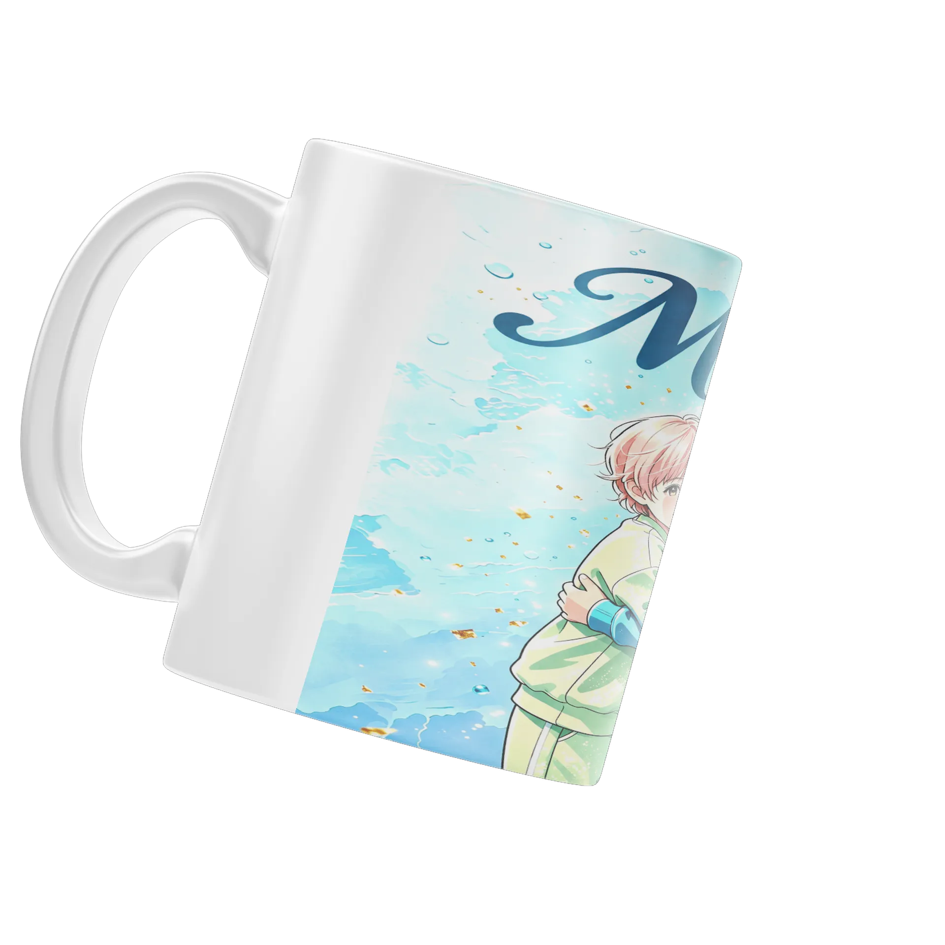 Caneca Porcelana Animações Gêmeos Abraço 325ml - Imagem 3