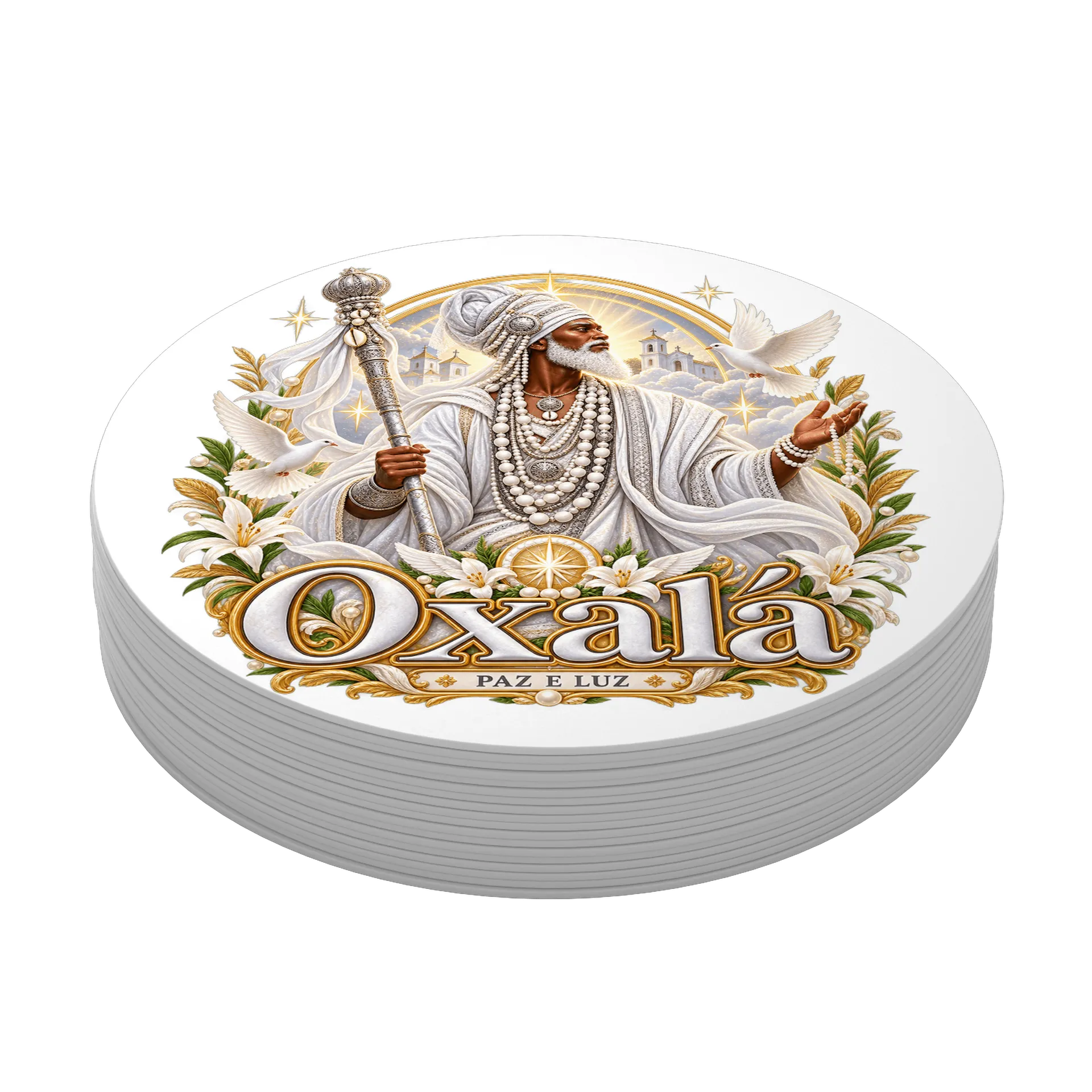 Porta-copo Oxala de Girassol Místico  — imagem 3 de 3