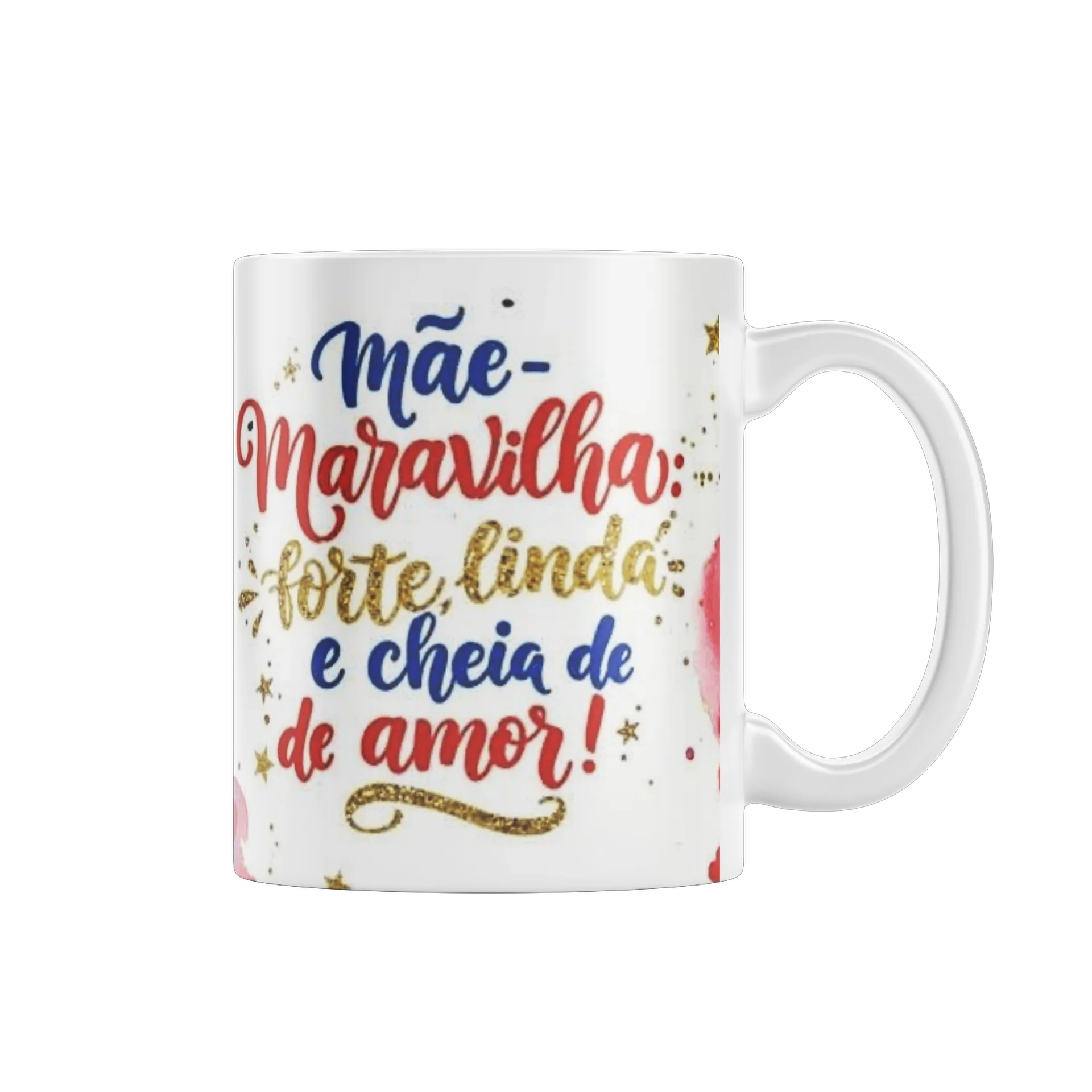 Caneca Porcelana Mãe Maravilha 325ml - Imagem 1