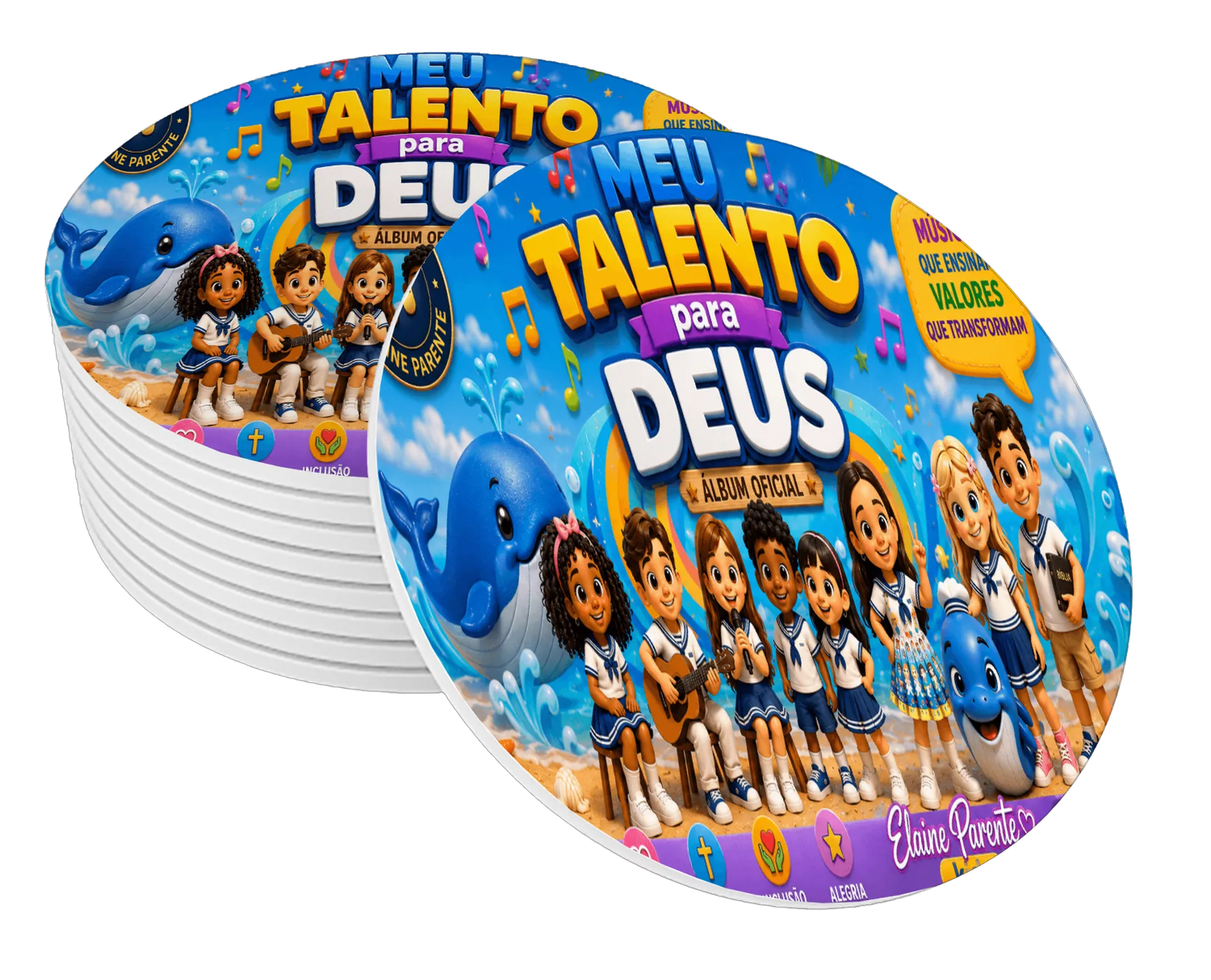 Porta-copos personalizado de @laninhaesuaturma.com — imagem 1 de 3