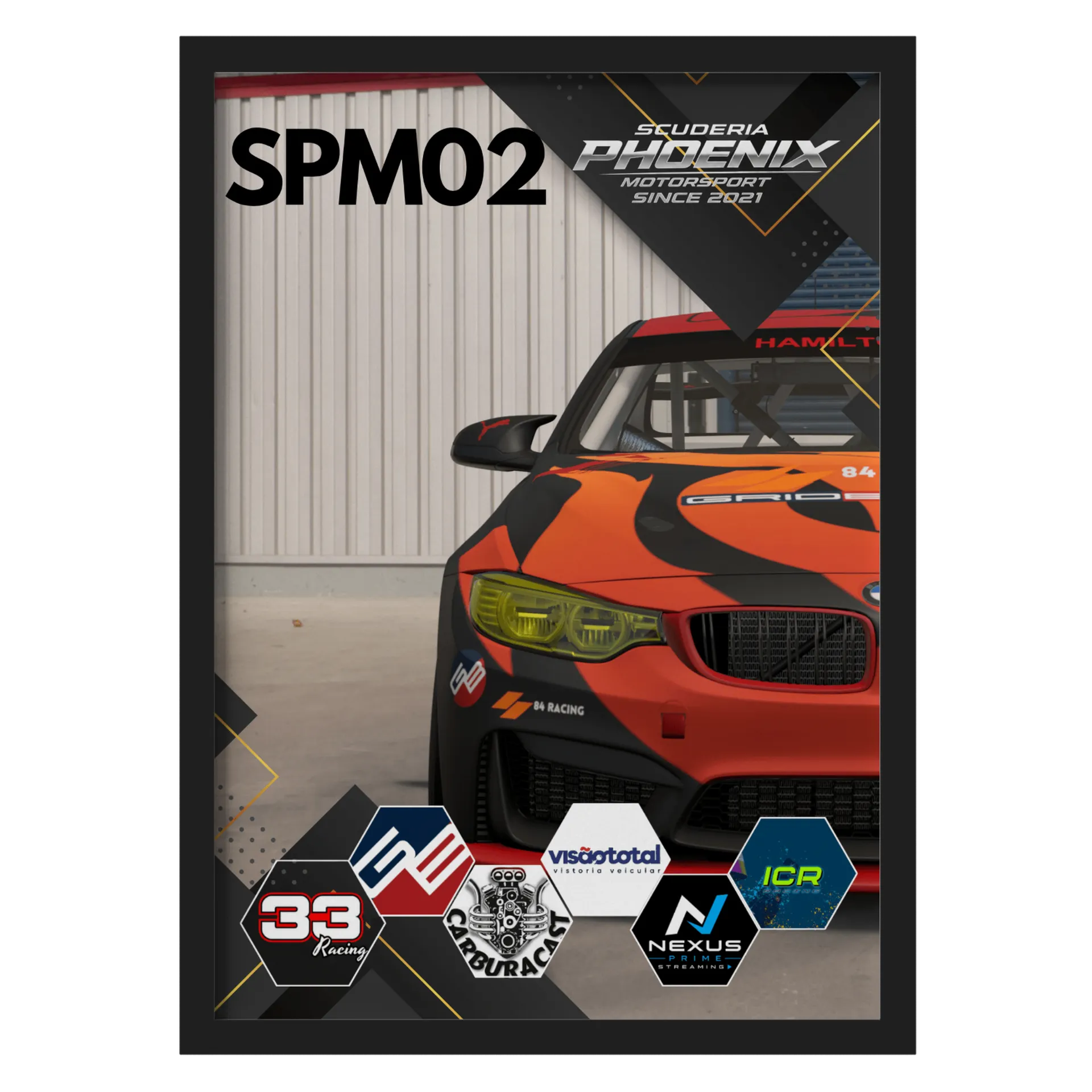 Quadro BMW SPM02B Livery 2021 - Imagem 1
