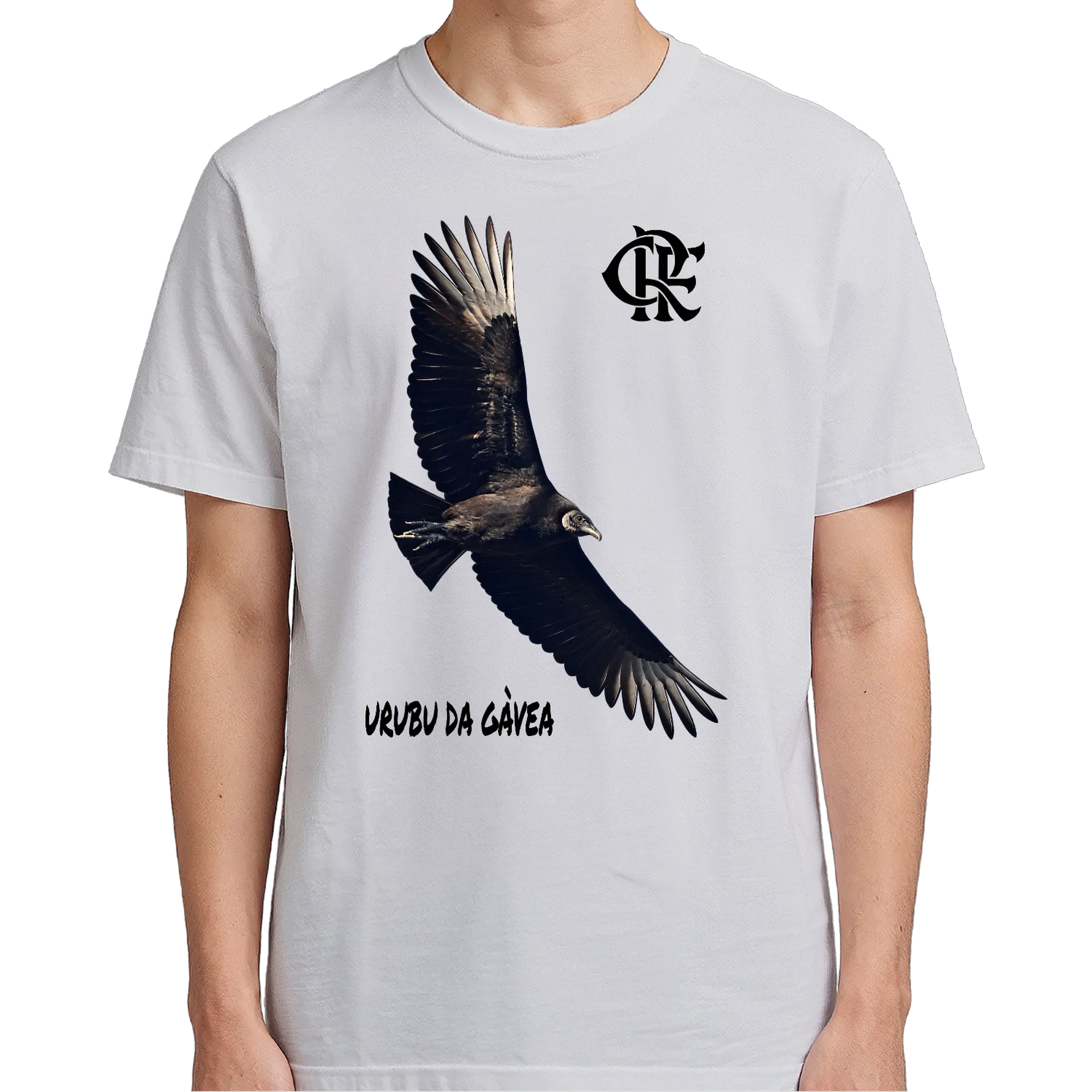 Camiseta URUBU DA GÁVEA Realista 100% Algodão - Imagem 4
