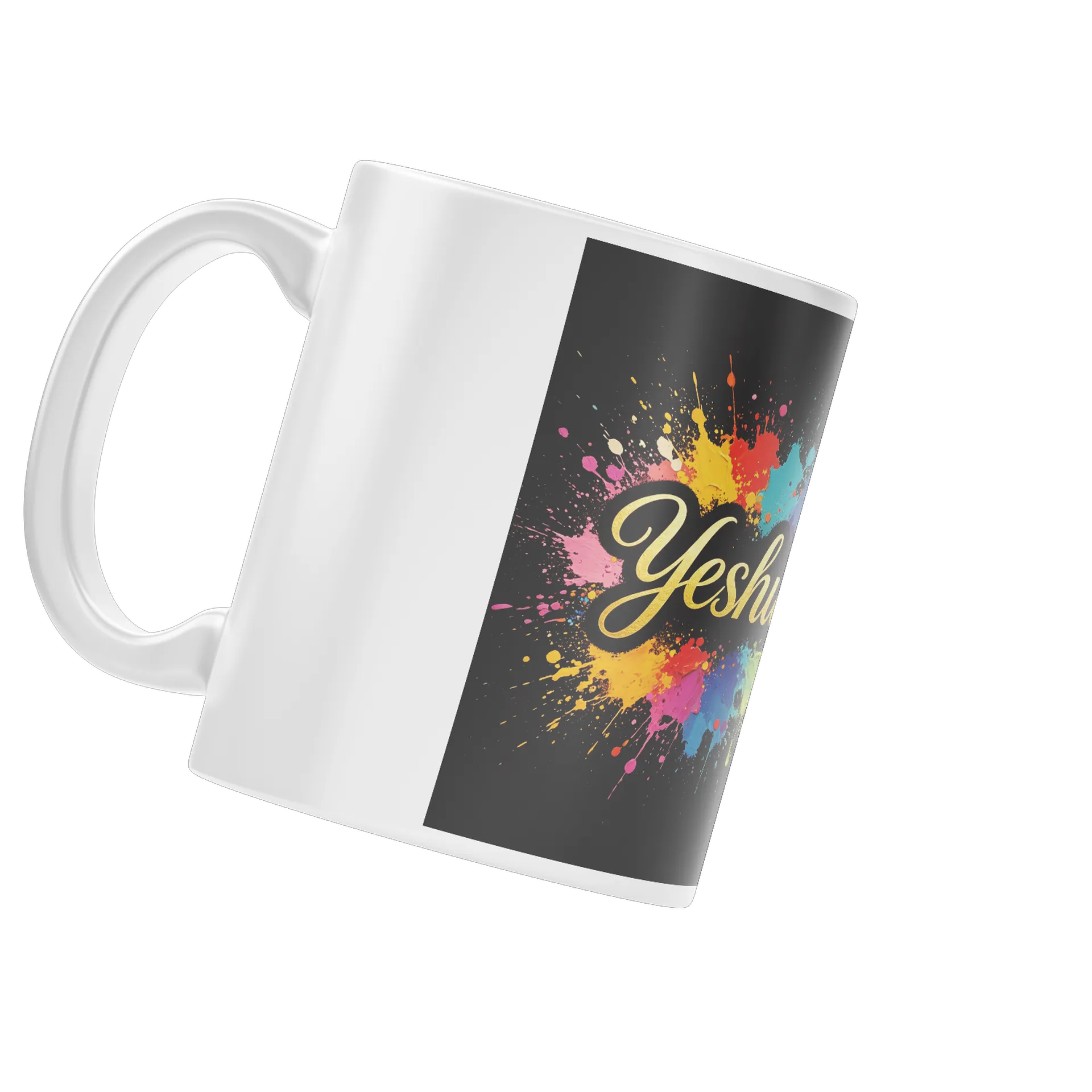 Caneca Estampa Yeshua Cores Splash 325ml - Imagem 4