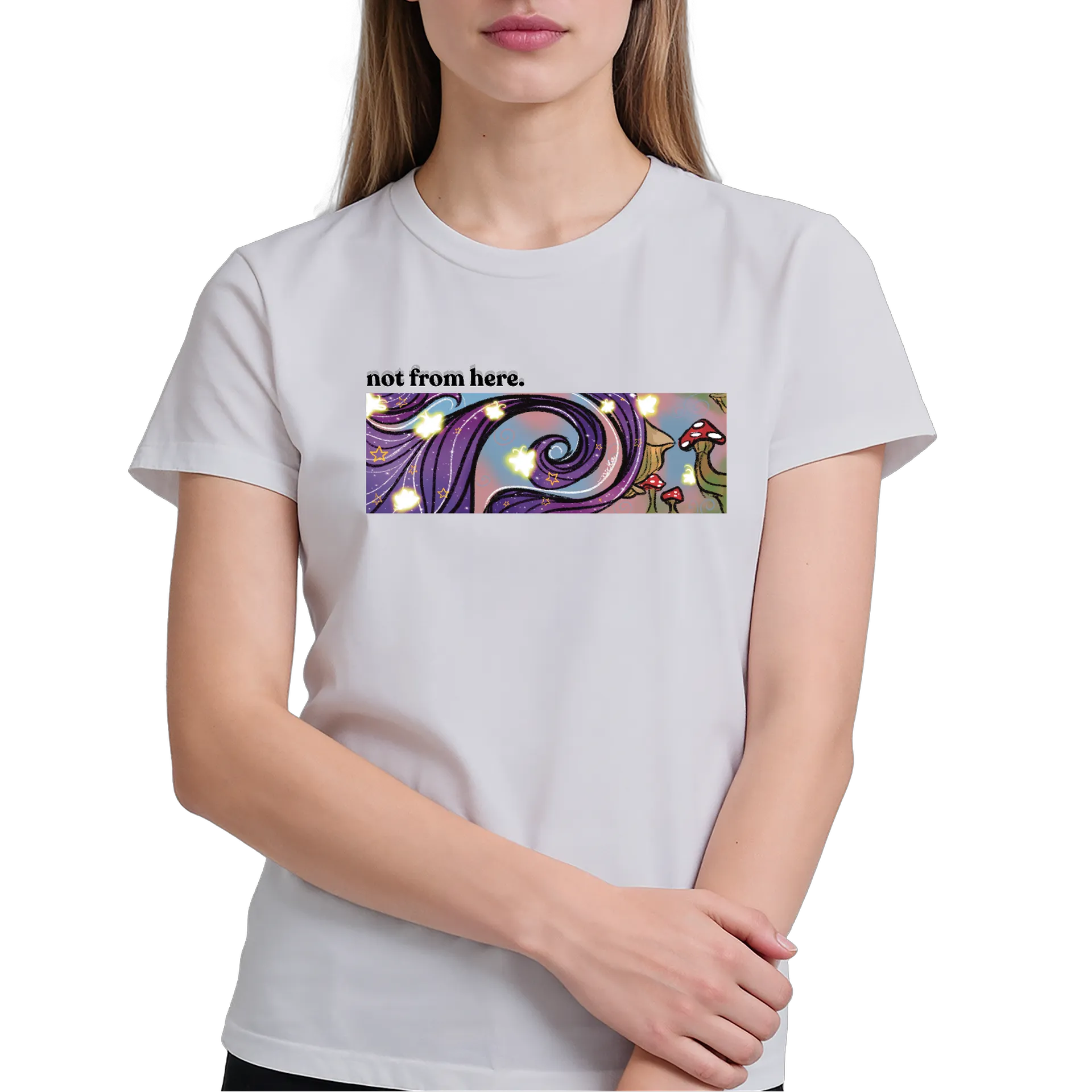 Camiseta NOT FROM HERE - Imagem 4