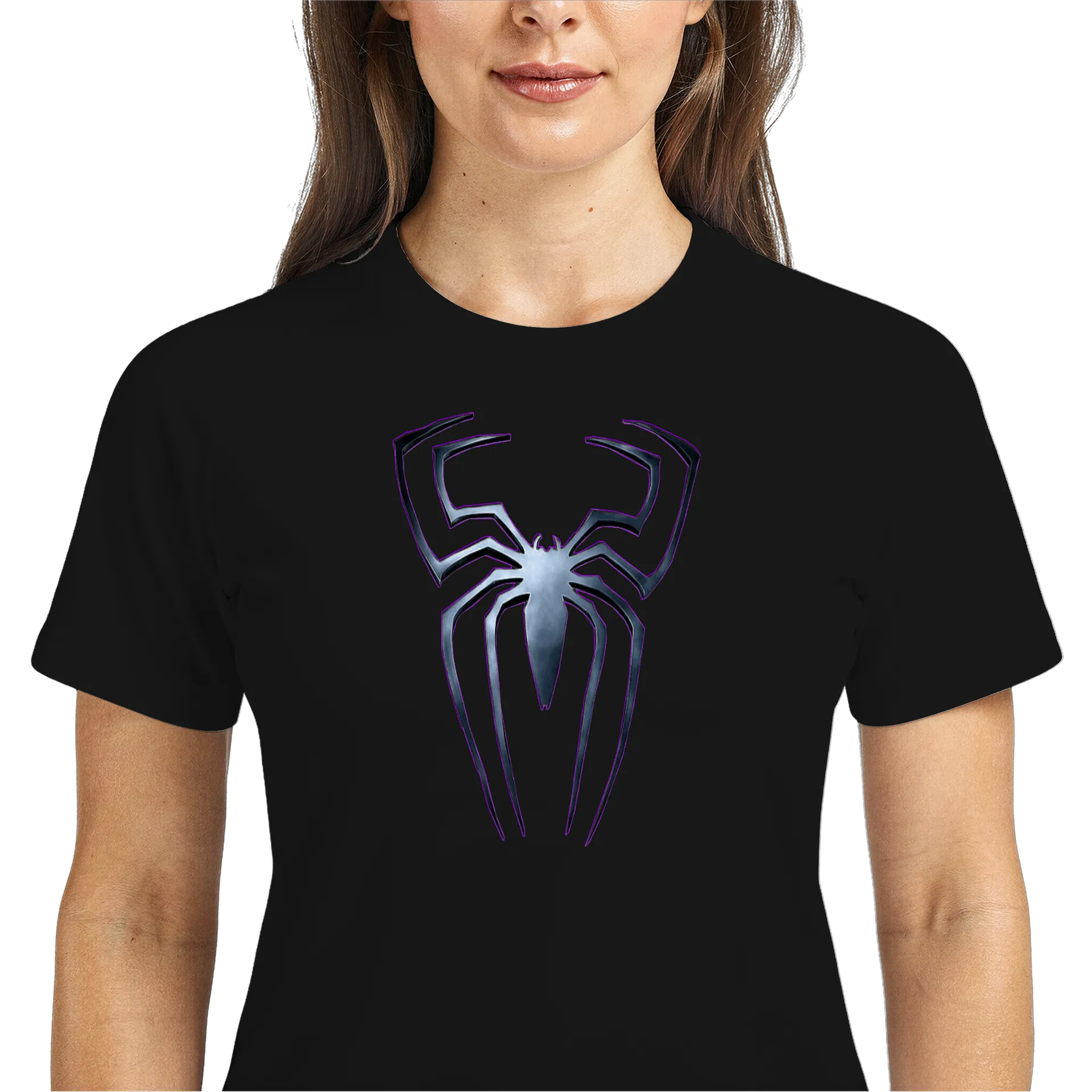 Camiseta Dry Fit Aranha Estilo Marvel 100% Algodão - Imagem 3