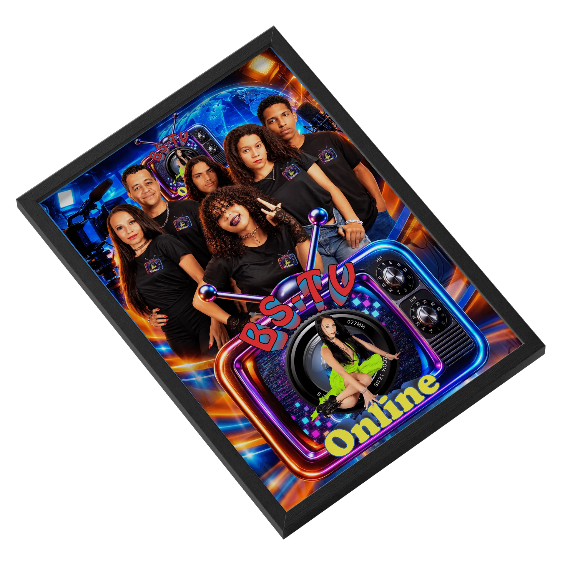 Quadro Turma BS-TV Com Vidro - Imagem 2