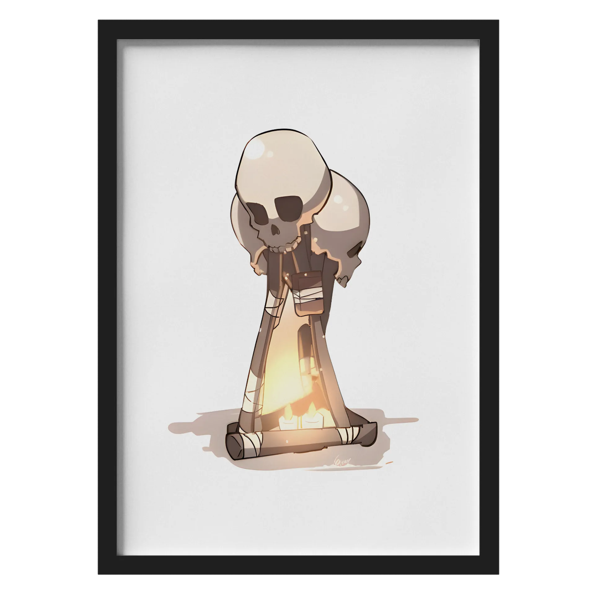 Quadro A3 personalizado Com Vidro (Purificando Totem) - Imagem 1