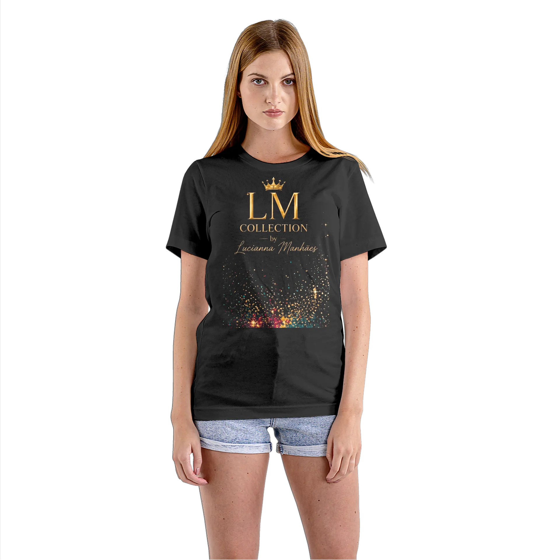 Camiseta Babylook LM Collection by Luciana Maranhão 100% - Imagem 3