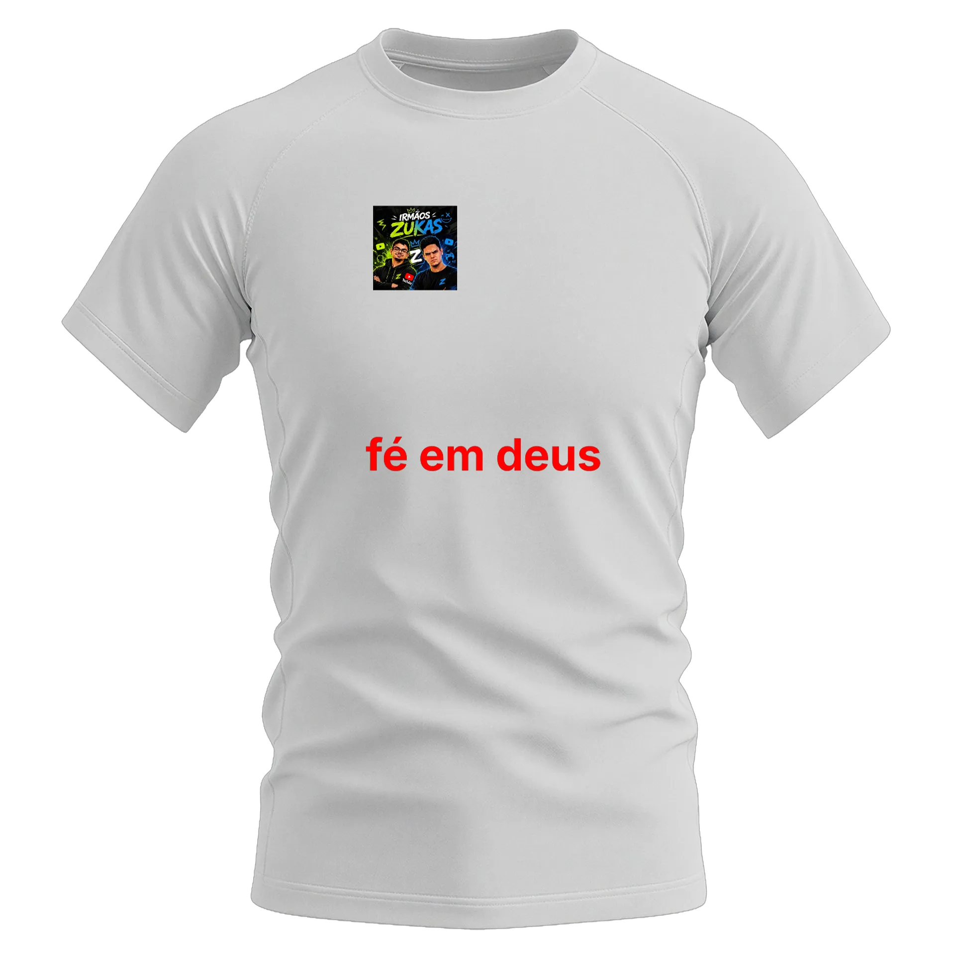 Camiseta Dry Fit Irmãos Zukas Estampa Neon Respirável 100% de zuka — imagem 1 de 6