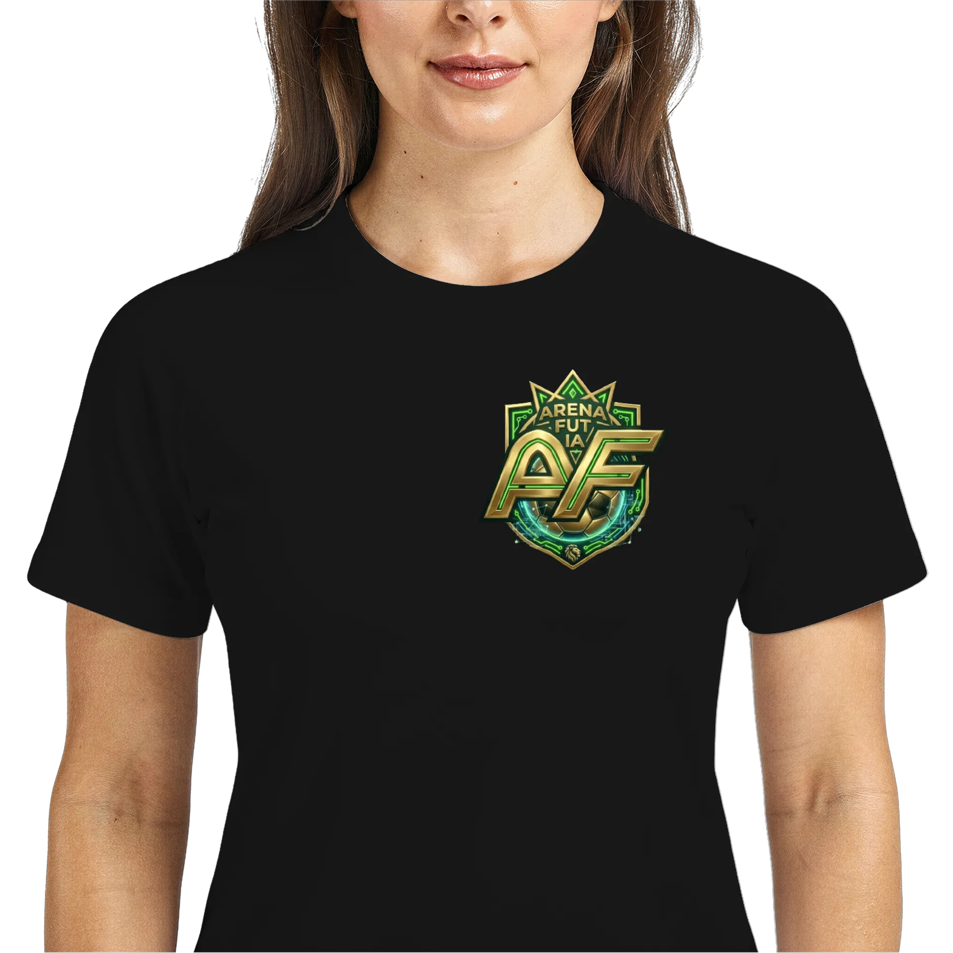 Camiseta Dry Fit Logotipo Arena Fut IA 100% Polyester - Imagem 3