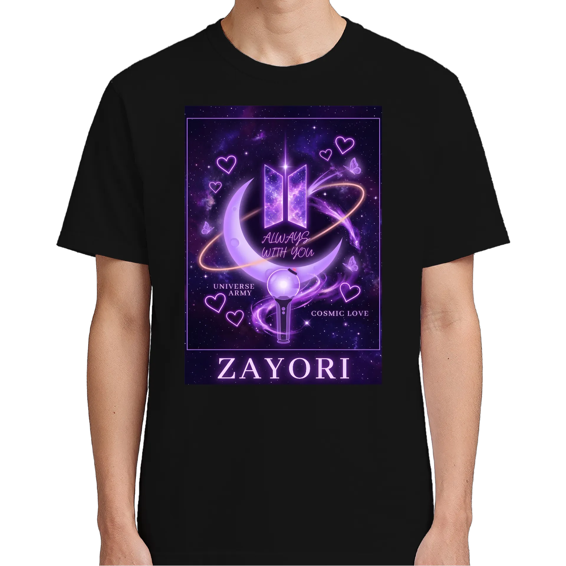 Camiseta Zayori | Cosmic Love Roxo - Imagem 4