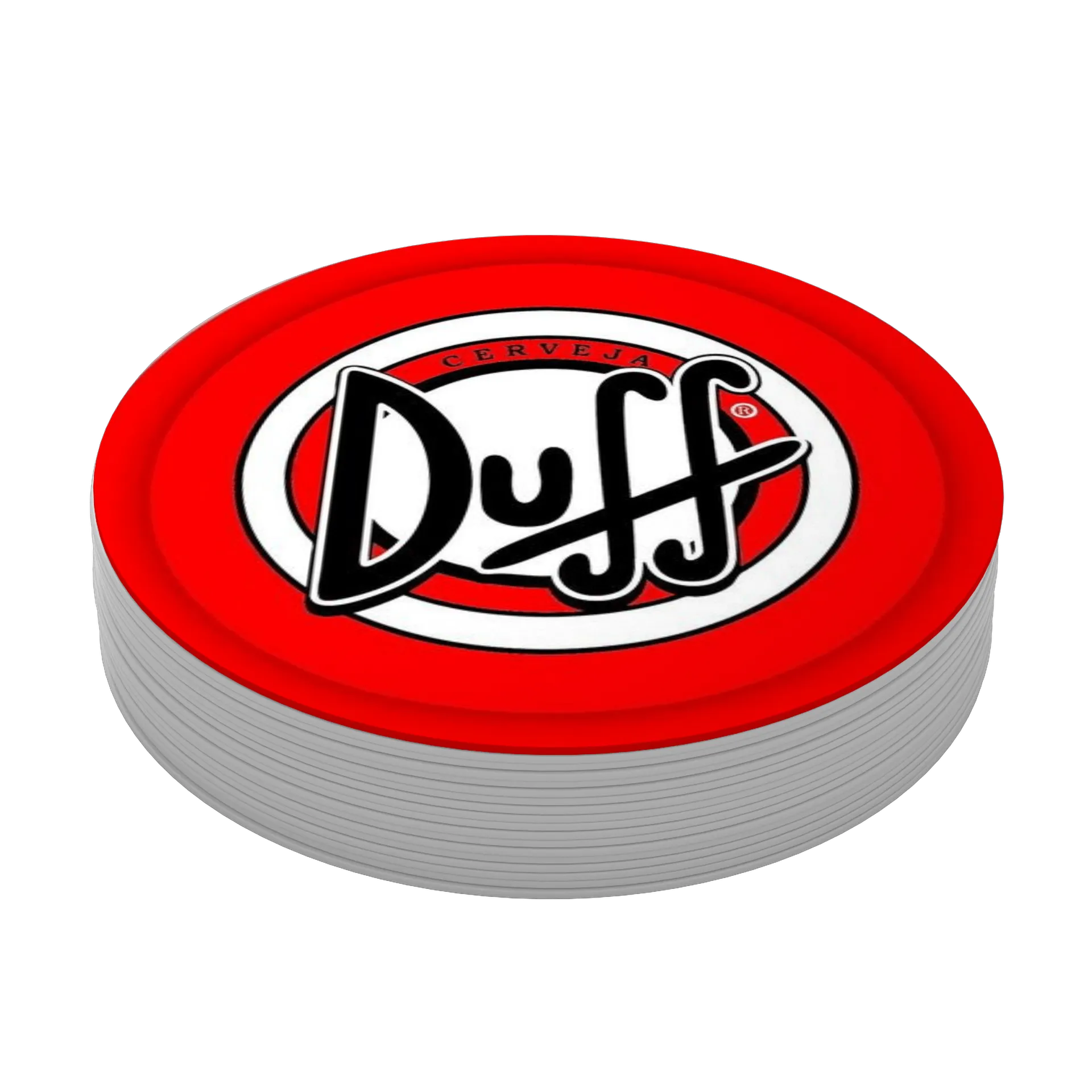 Porta-copo MDF Estampa Duff Cerveja 10x10cm - Imagem 4