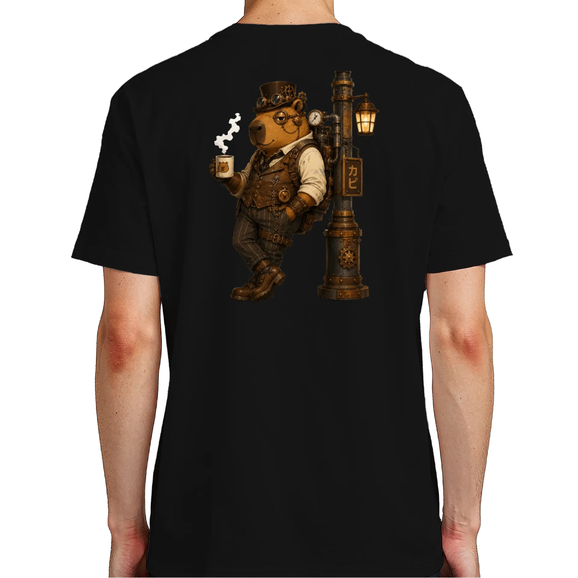 Camiseta Capi - SteamPunk de Capyverso - byCARLETTI — imagem 6 de 6