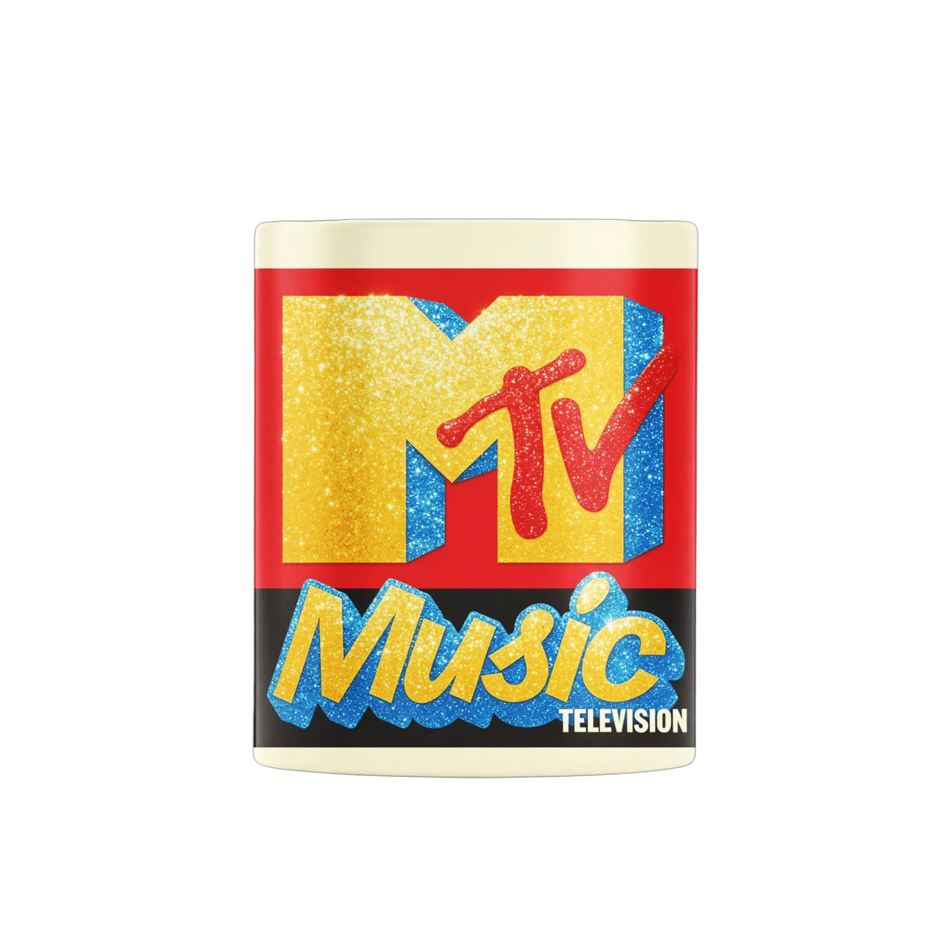 Caneca Porcelana Música Televisão 325ml - Imagem 1
