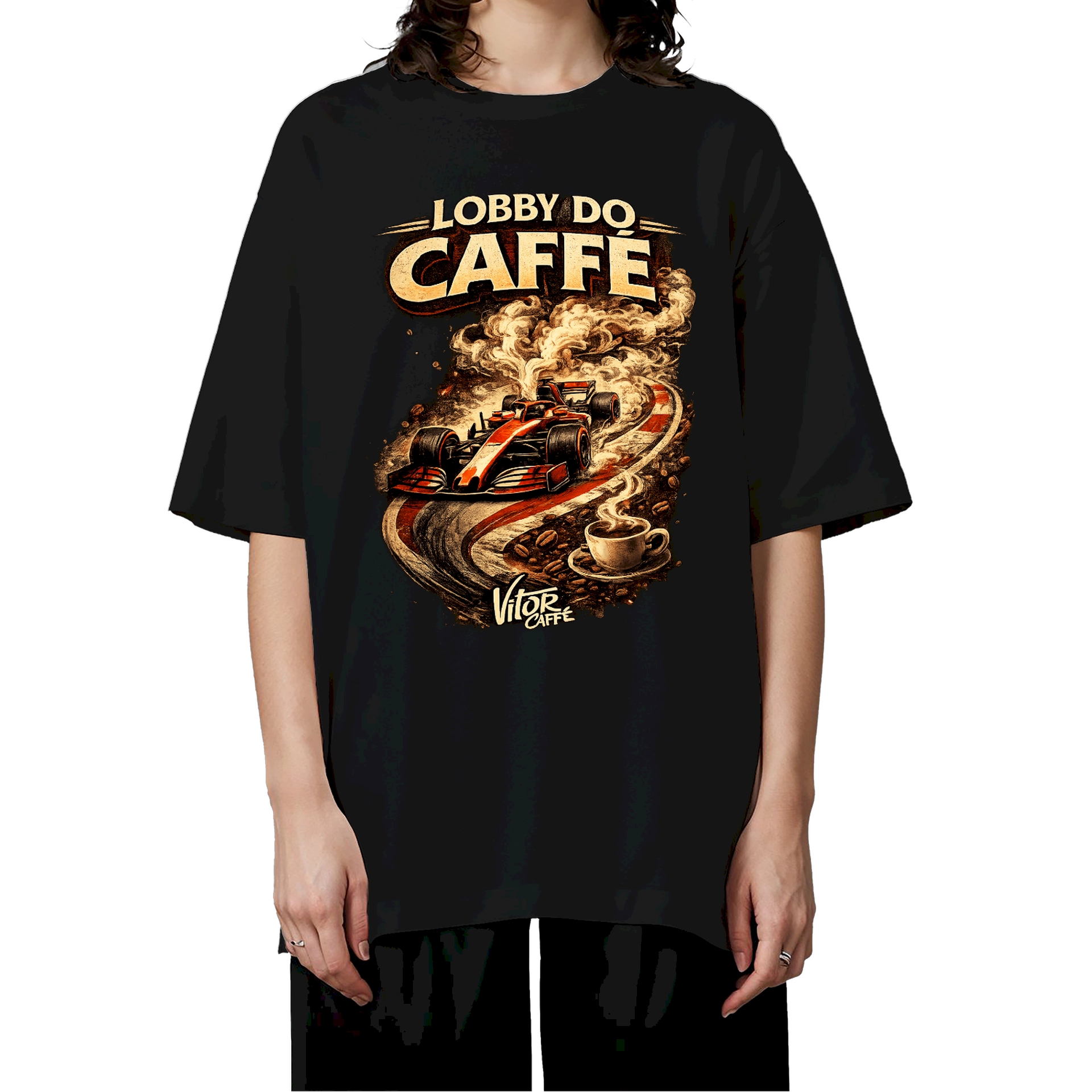 Camiseta Oversized Lobby do Caffé - Imagem 3