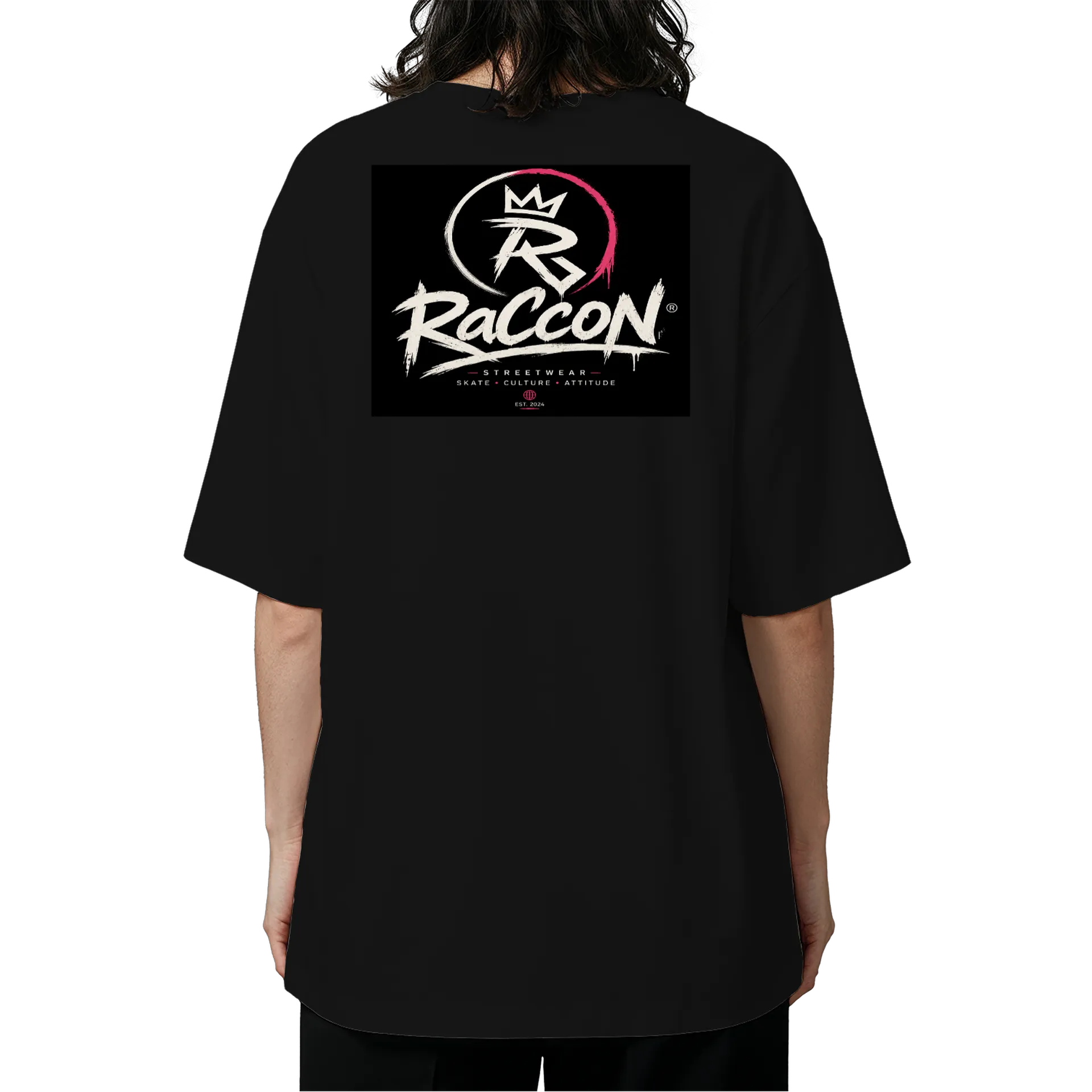 Camiseta Oversized de Raccon — imagem 5 de 6