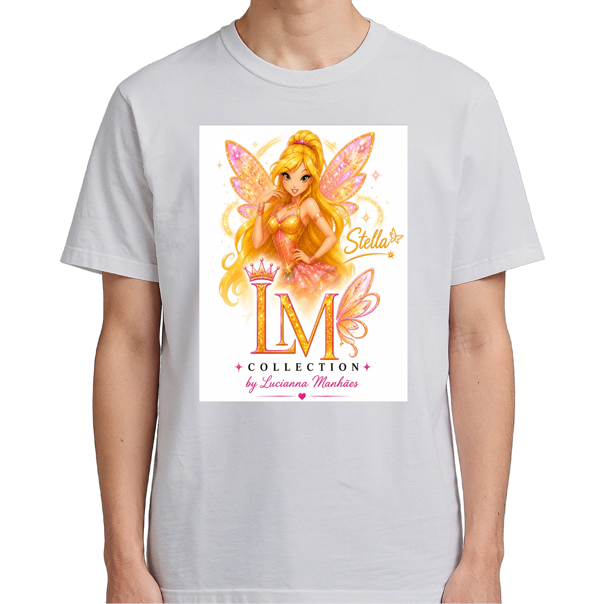 Camiseta Ilm Collection Stella By Lucianna Manhães 100% - Imagem 5