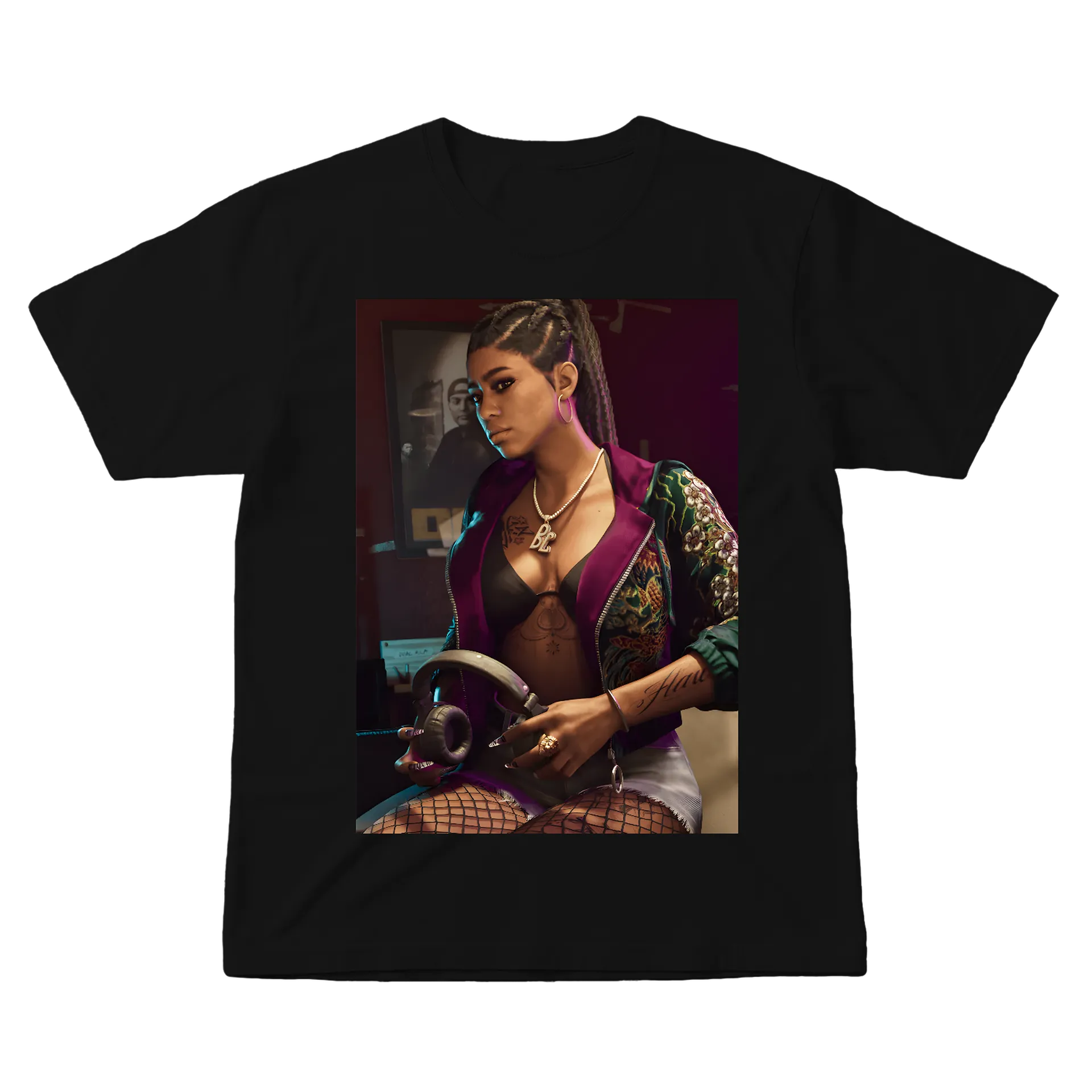 Camiseta personalizada da Lucia (GTA VI) de VINNY KBULOSO OFICIAL — imagem 1 de 6