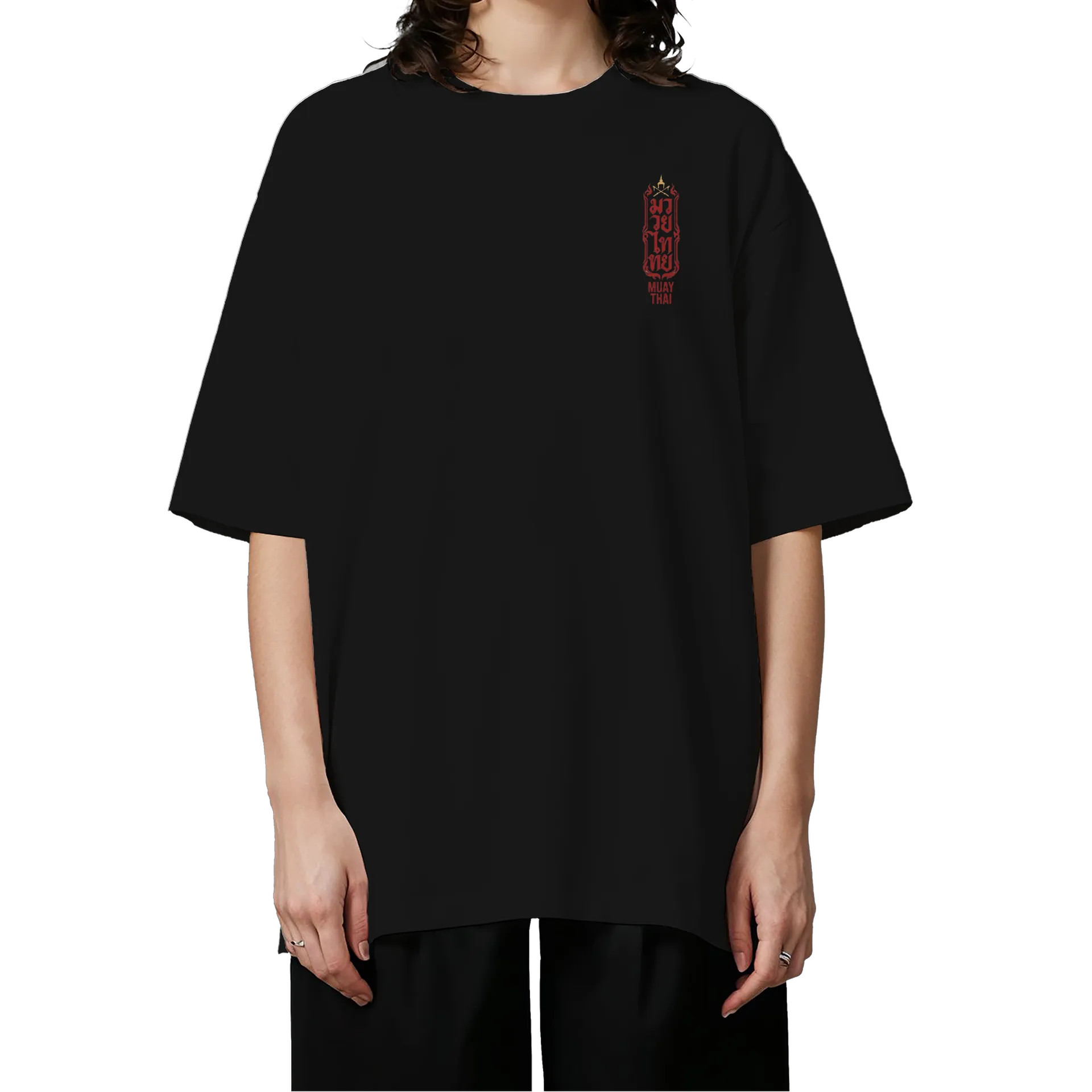 Camiseta Oversized A fé do Muay Thai - Imagem 3