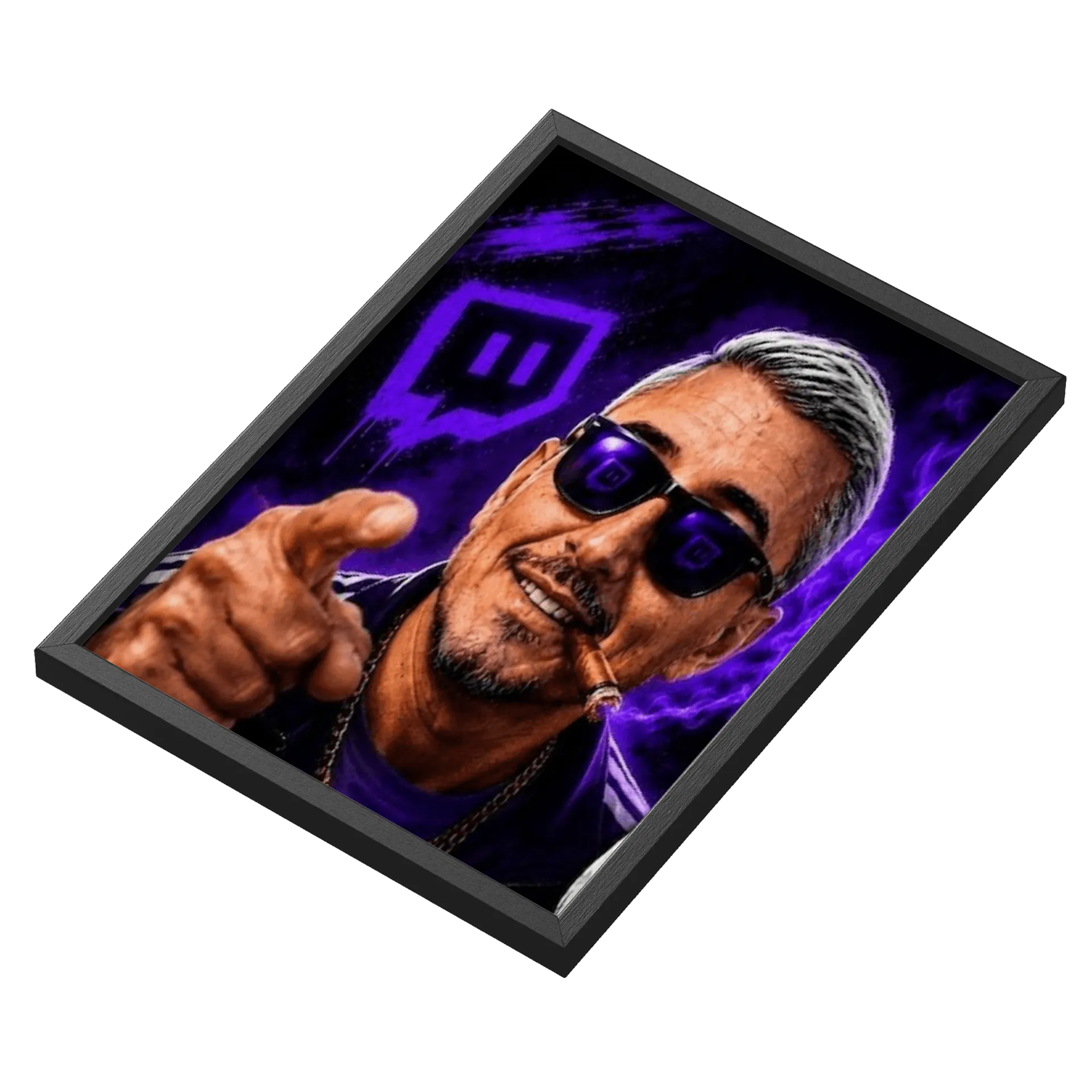 Quadro A3 personalizado Com Vidro de Cleber Silva — imagem 3 de 3