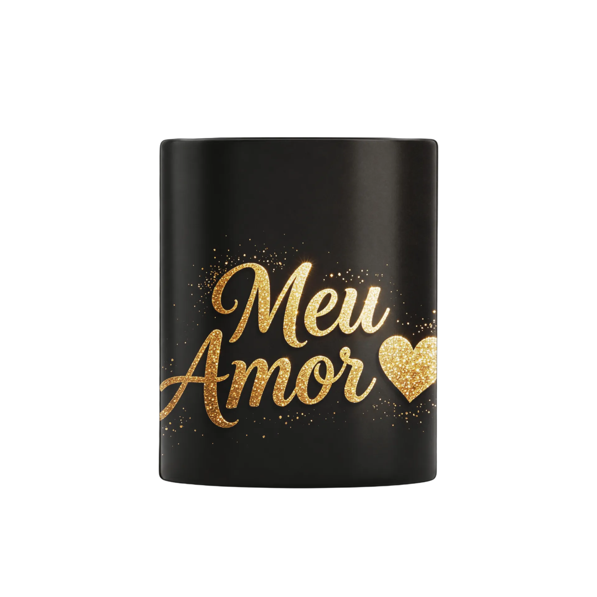 Caneca Porcelana Mens Amor Gold 325ml - Imagem 1